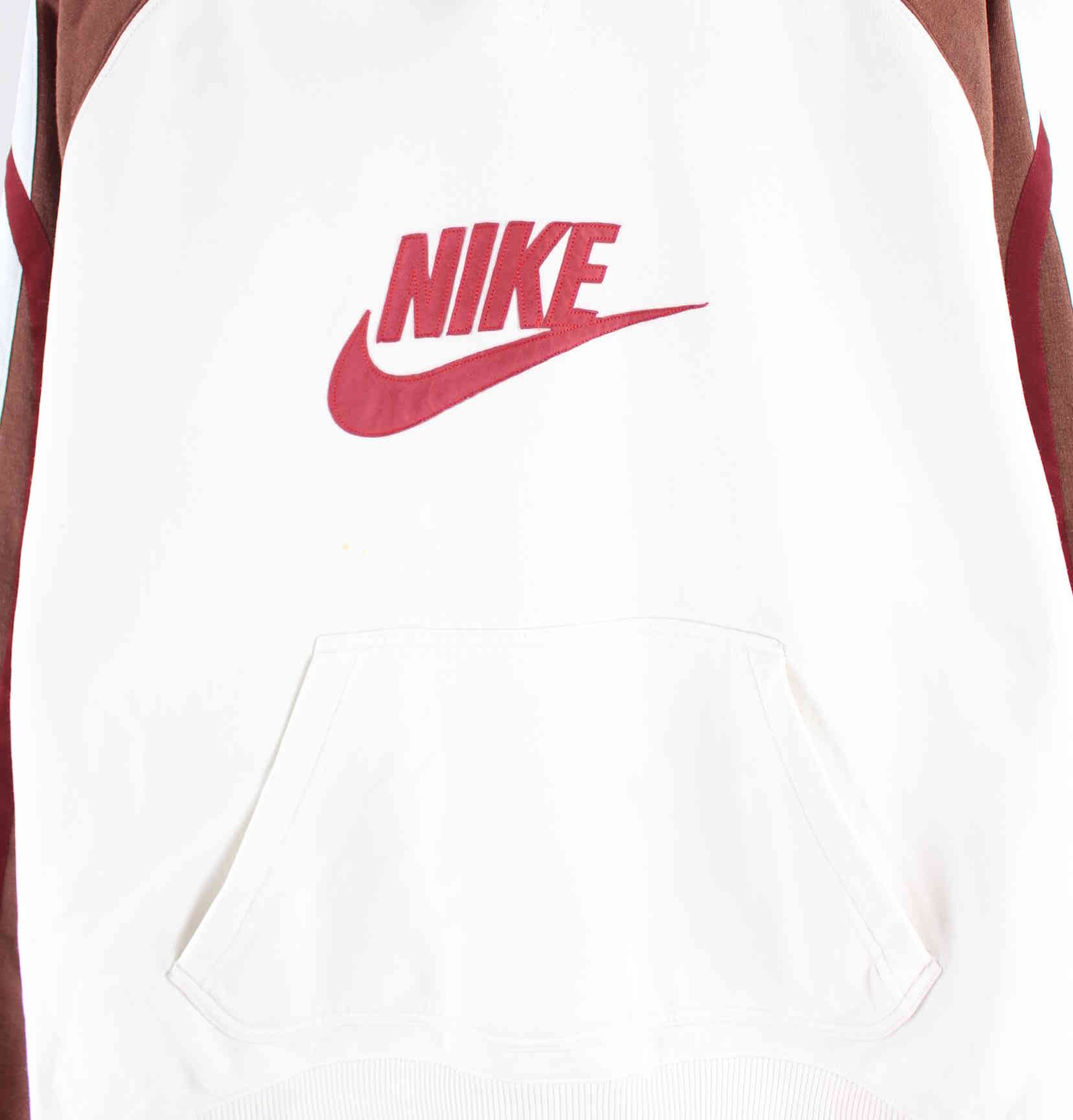 Nike y2k Big Logo Embroidered Hoodie Weiß M (detail image 1)