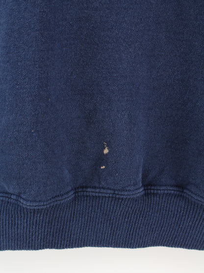 Vintage Print Sweater Blue M