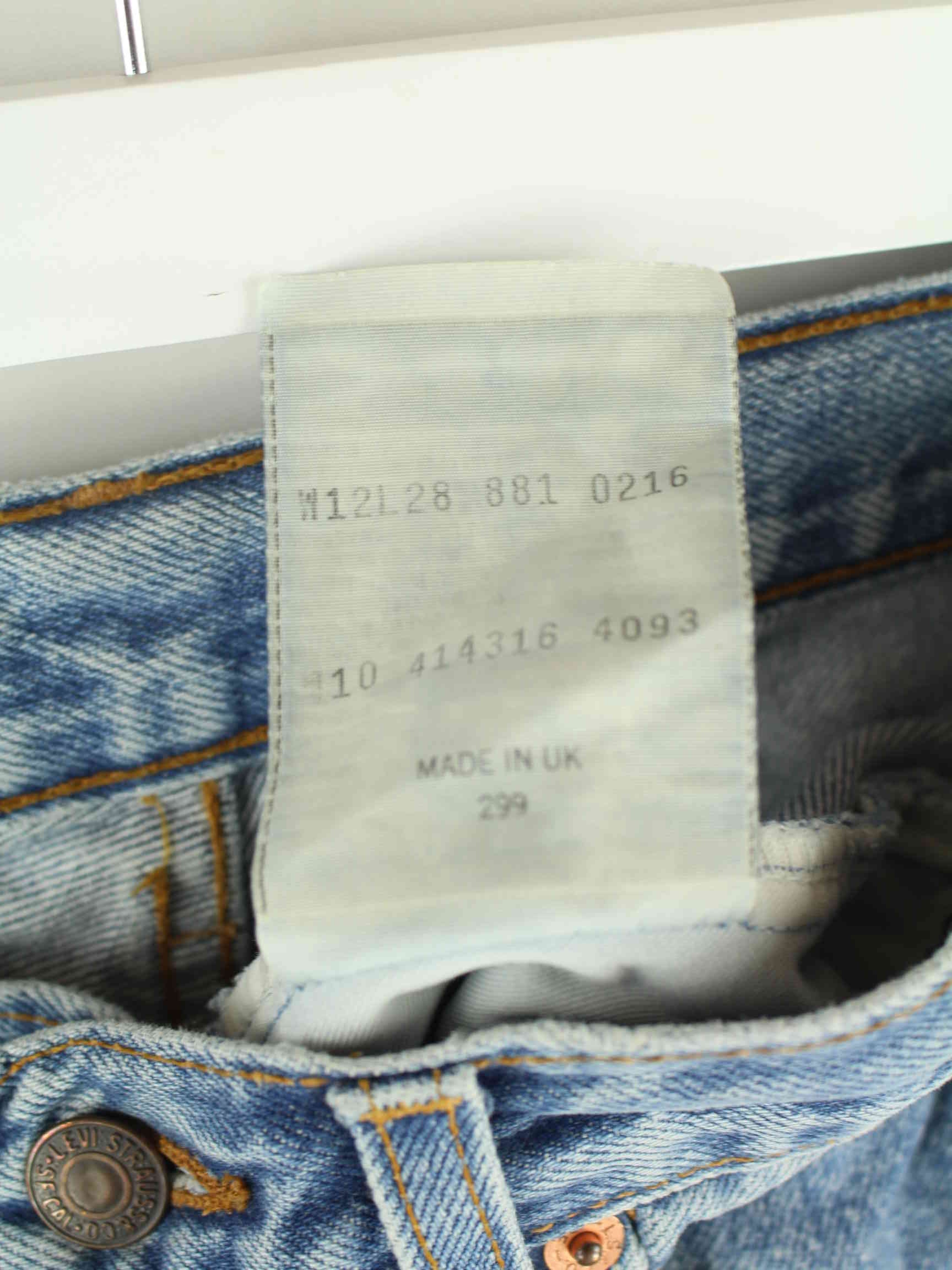 Levi's Damen 1993 Vintage 216 Orange Tab Jeans Blau W26 L30 (detail image 3)
