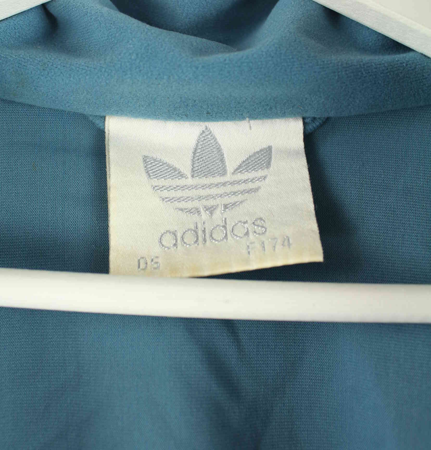Adidas 80s Vintage One World Velours Trainingsjacke Blau M (detail image 5)