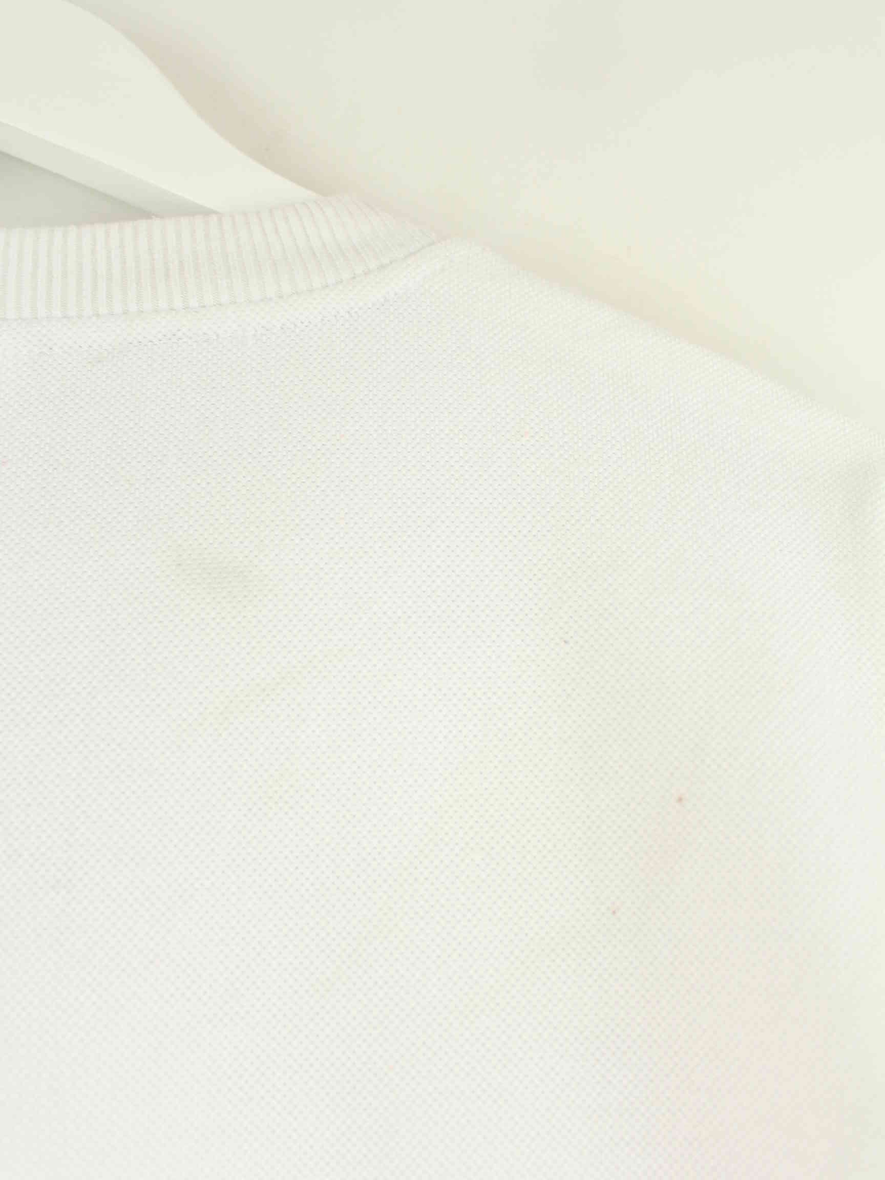 Reebok 00s Big Spellout Embroidered Sweater Weiß XL (detail image 9)