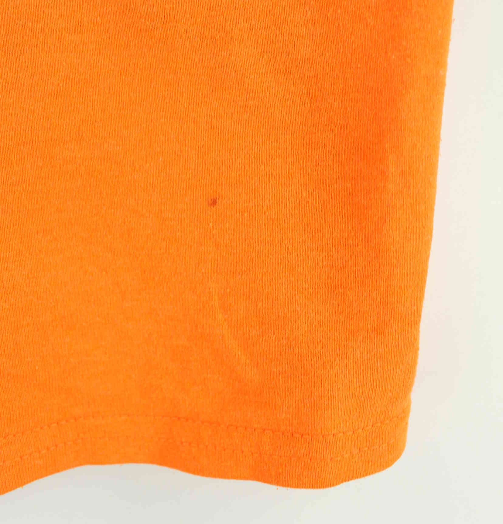 Gildan Damen Big Buck Moto Racing Print T-Shirt Orange XXS (detail image 6)