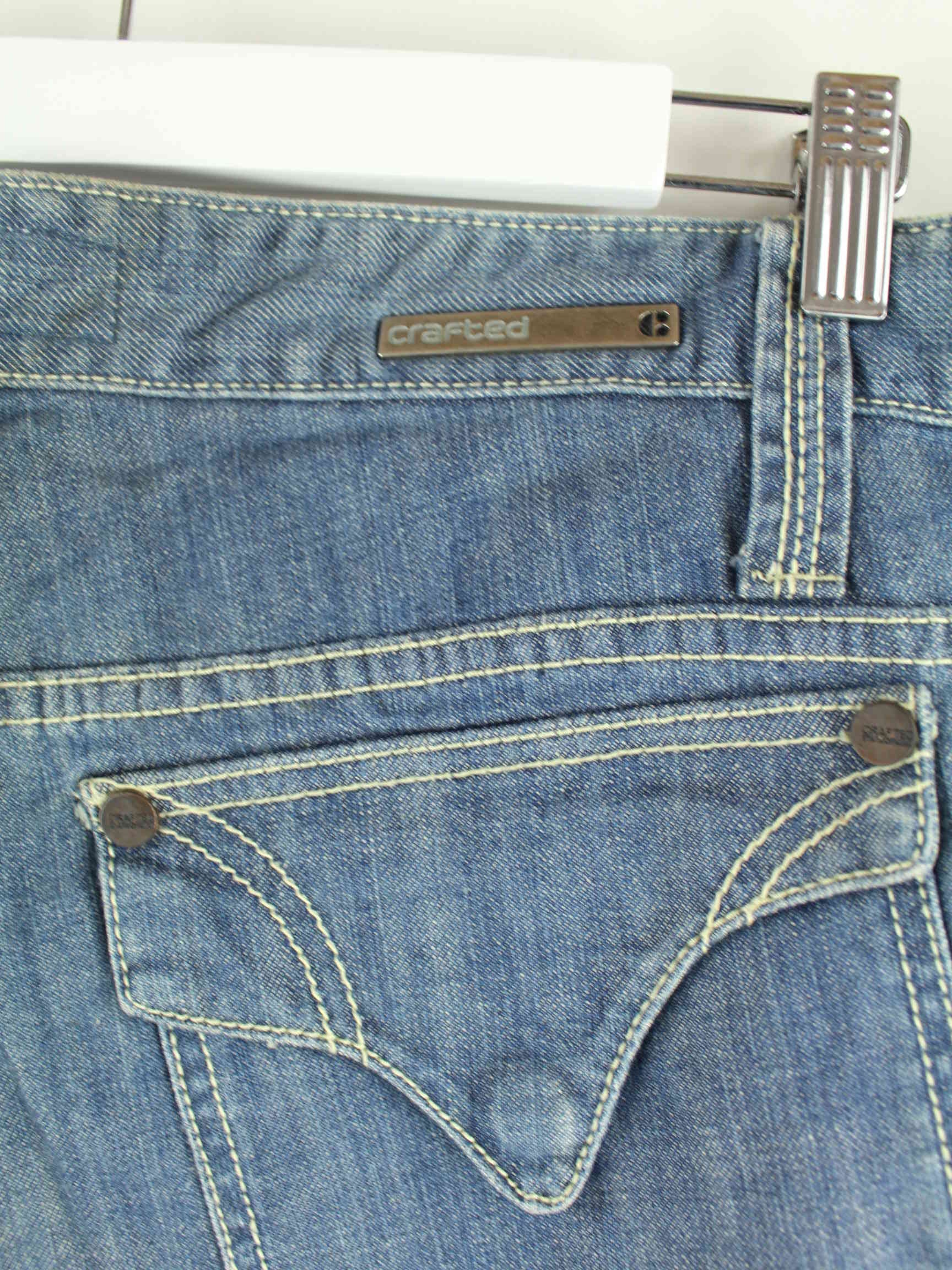 Vintage y2k Drop Crotch Jeans Blau W36 L36 (detail image 2)
