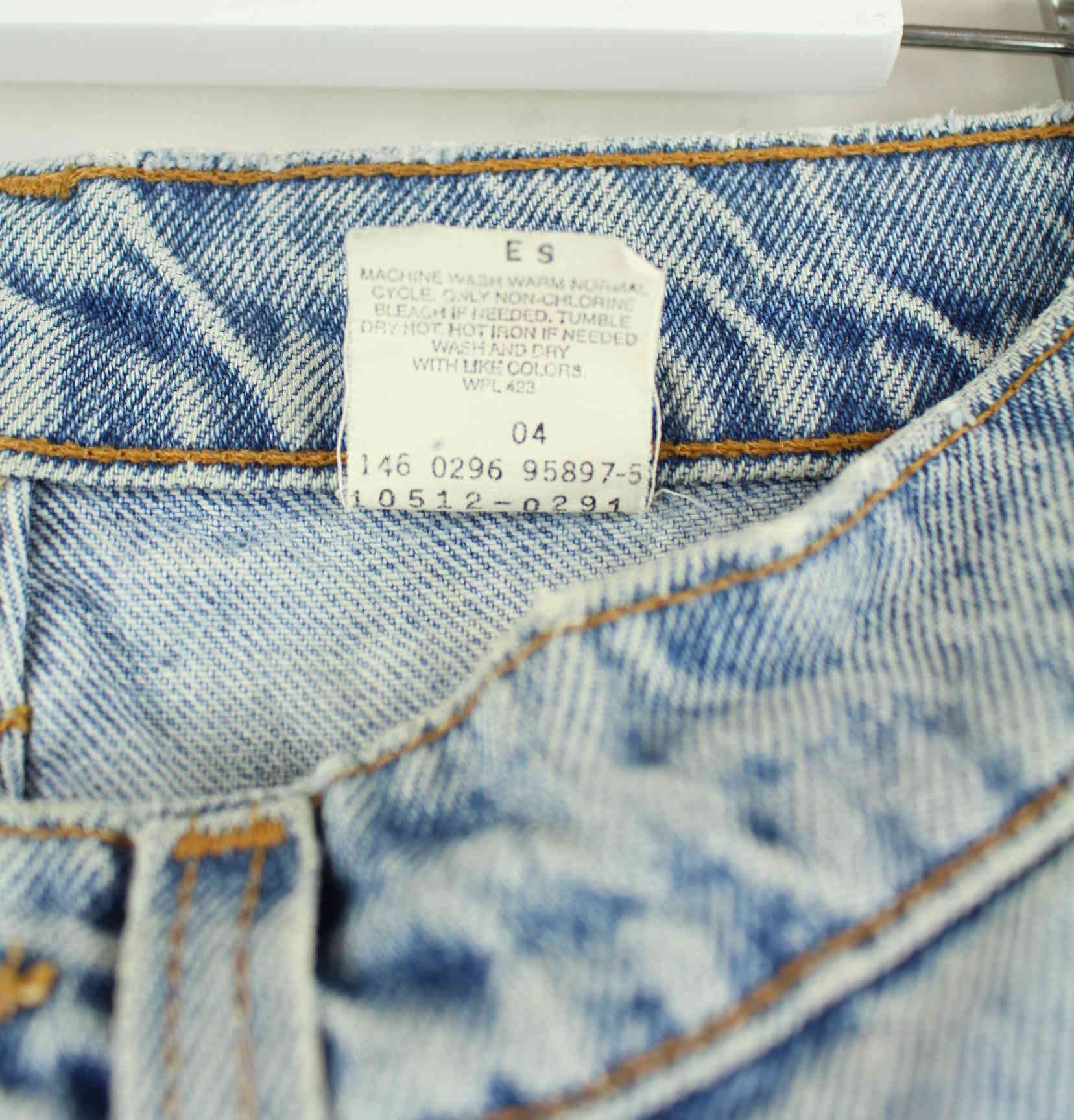 Levi's 1996 Vintage 512 Tapered Jeans Blau W25 L32 (detail image 4)