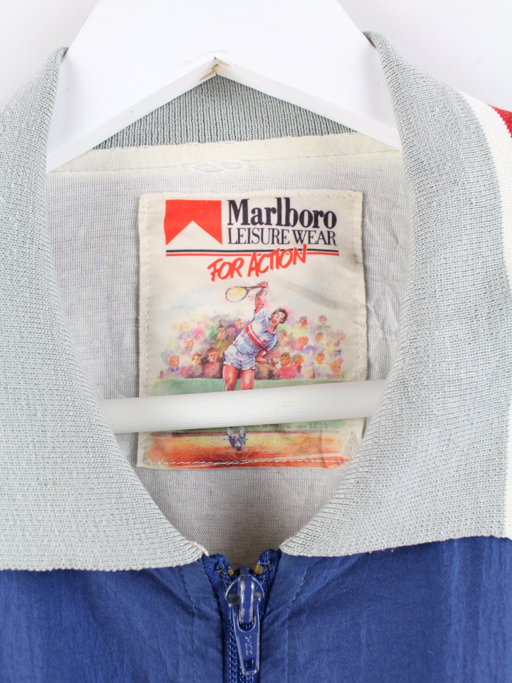 Marlboro 80s track jacket blue XL – Peeces