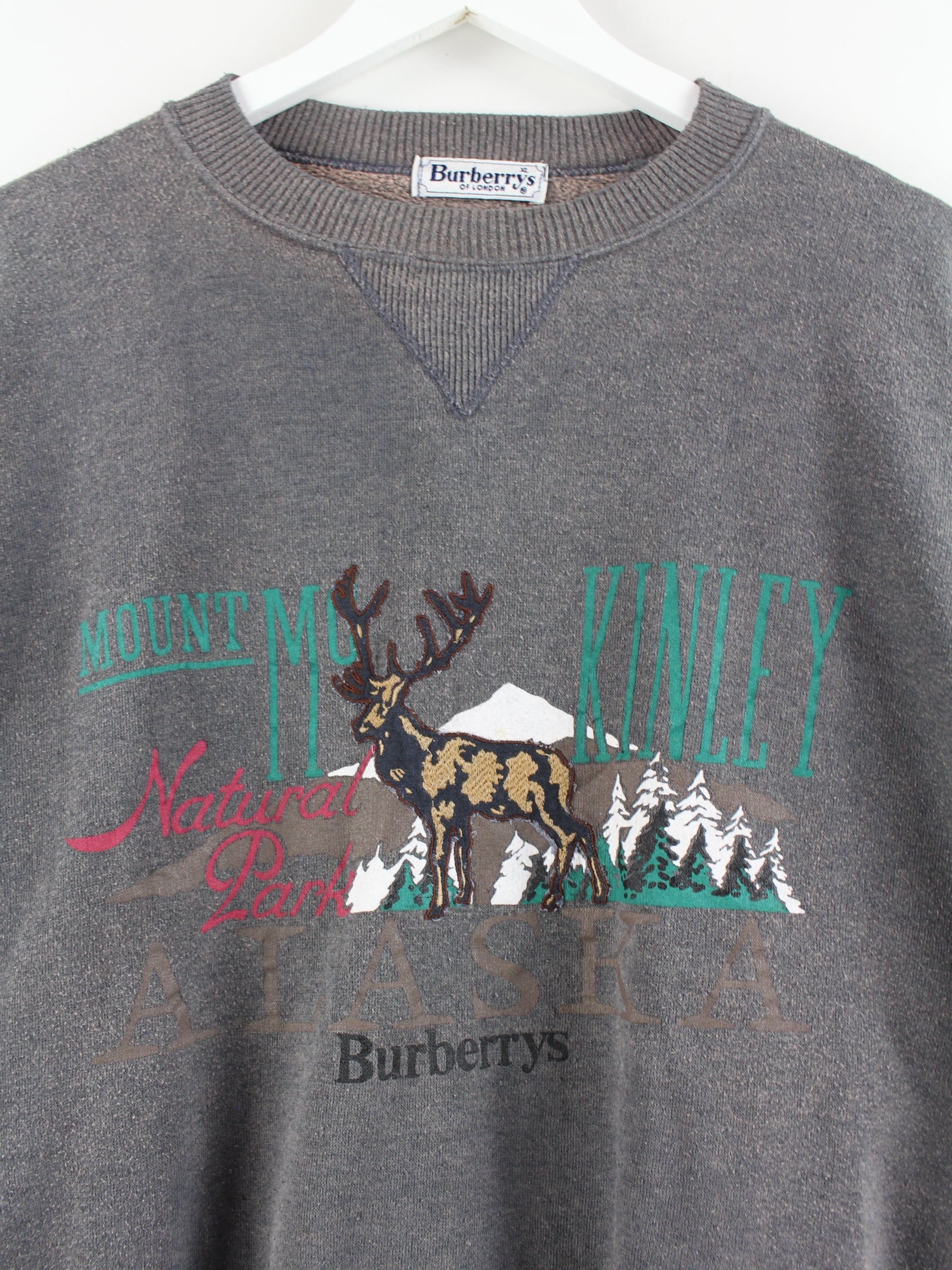 burberry logo 80s