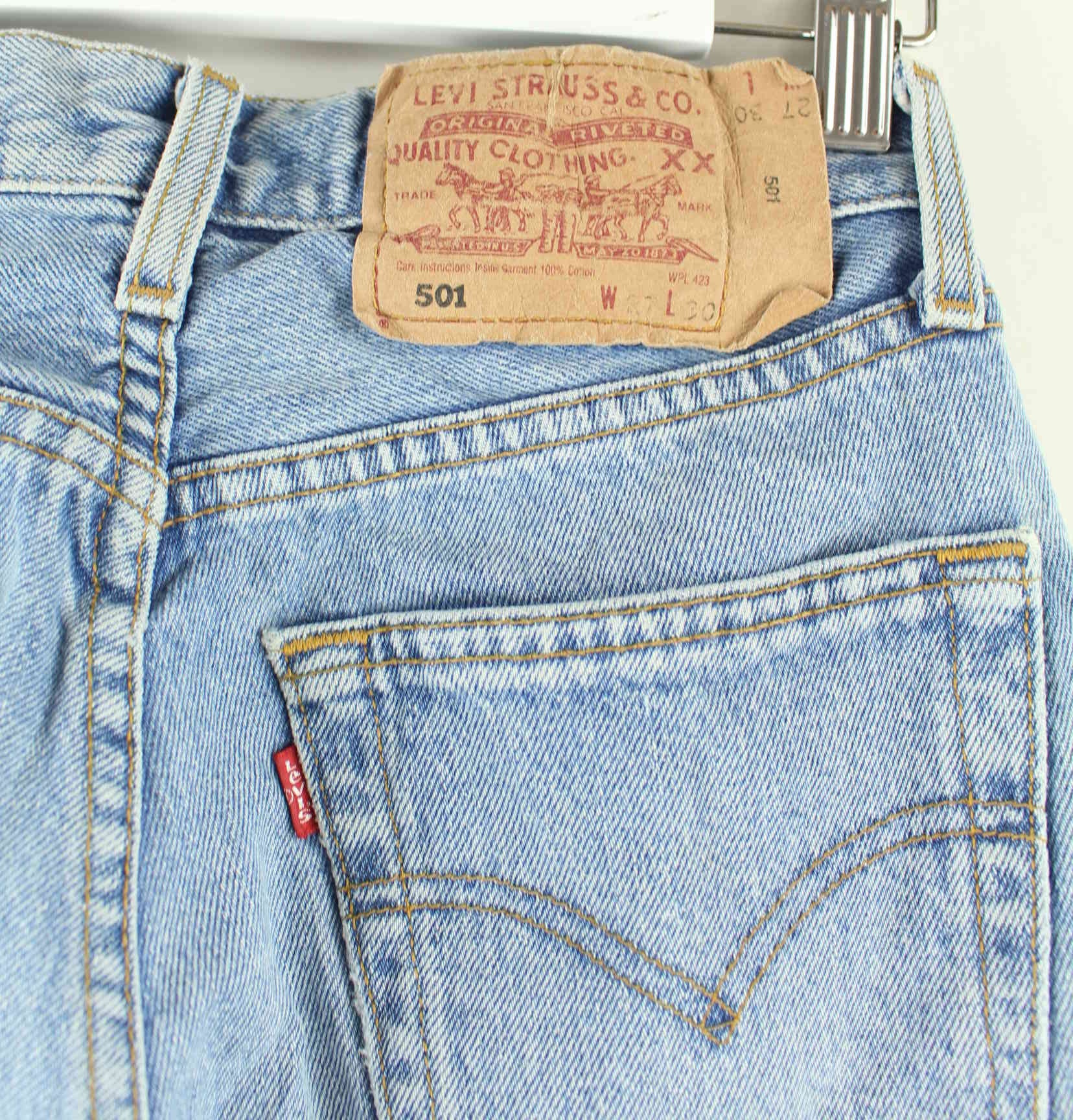 Levi's 1997 Vintage 501 Jeans Blau W25 L30 (detail image 1)