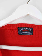 Paul & Shark 90s Vintage V-Neck Pullover Rot L (detail image 2)