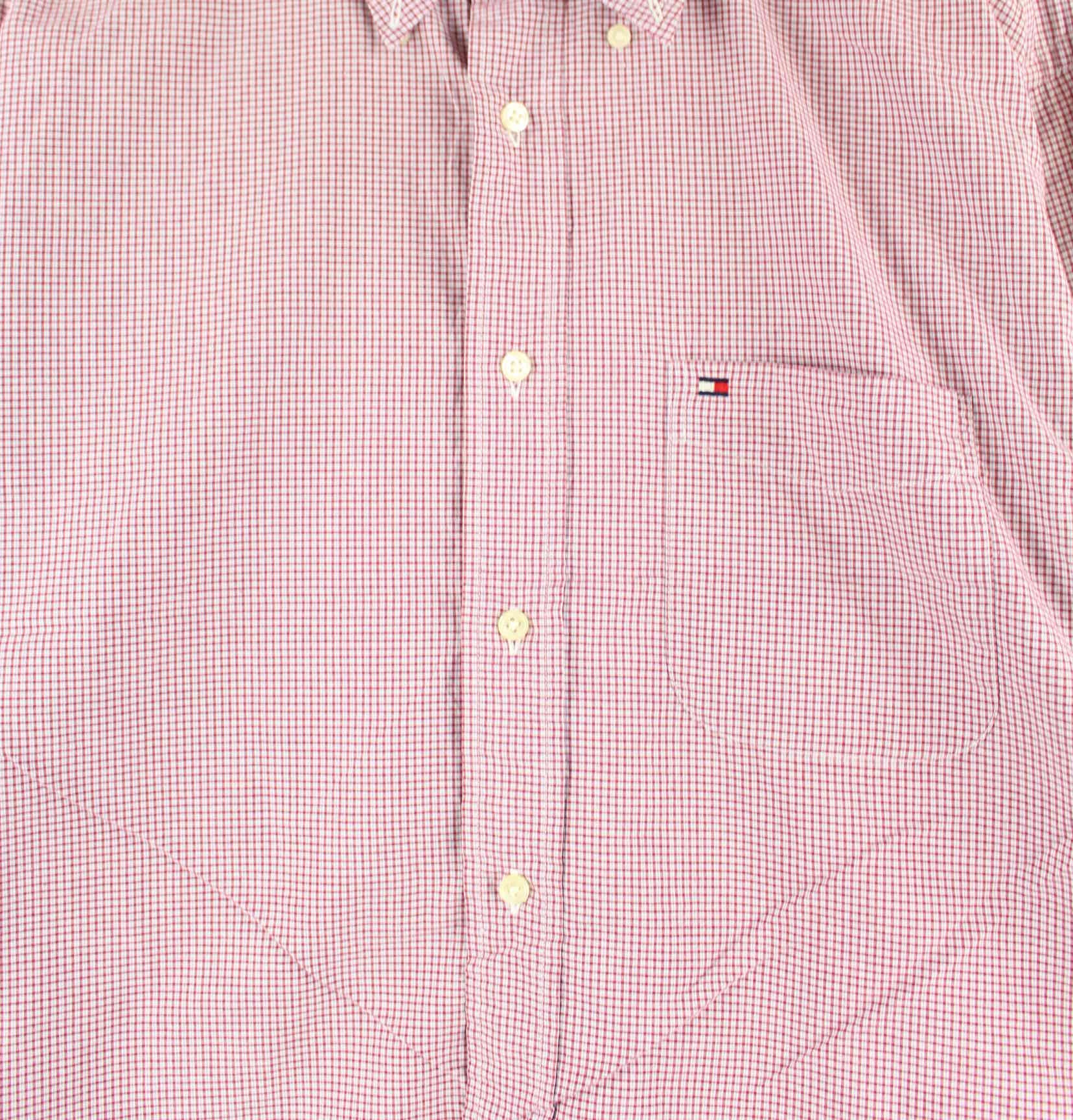 Tommy Hilfiger 00s Checked Hemd Rot M (detail image 1)