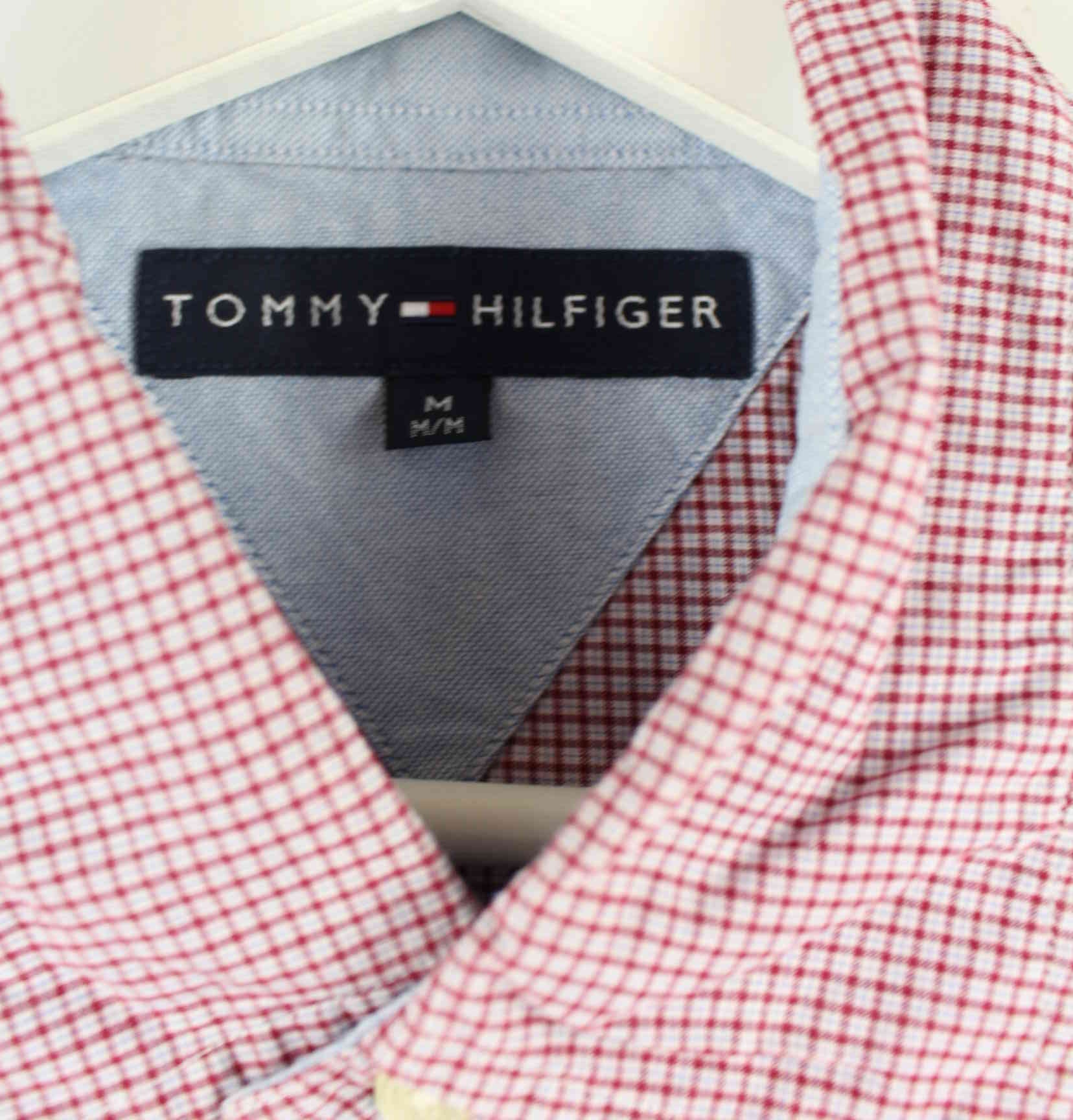 Tommy Hilfiger 00s Checked Hemd Rot M (detail image 2)