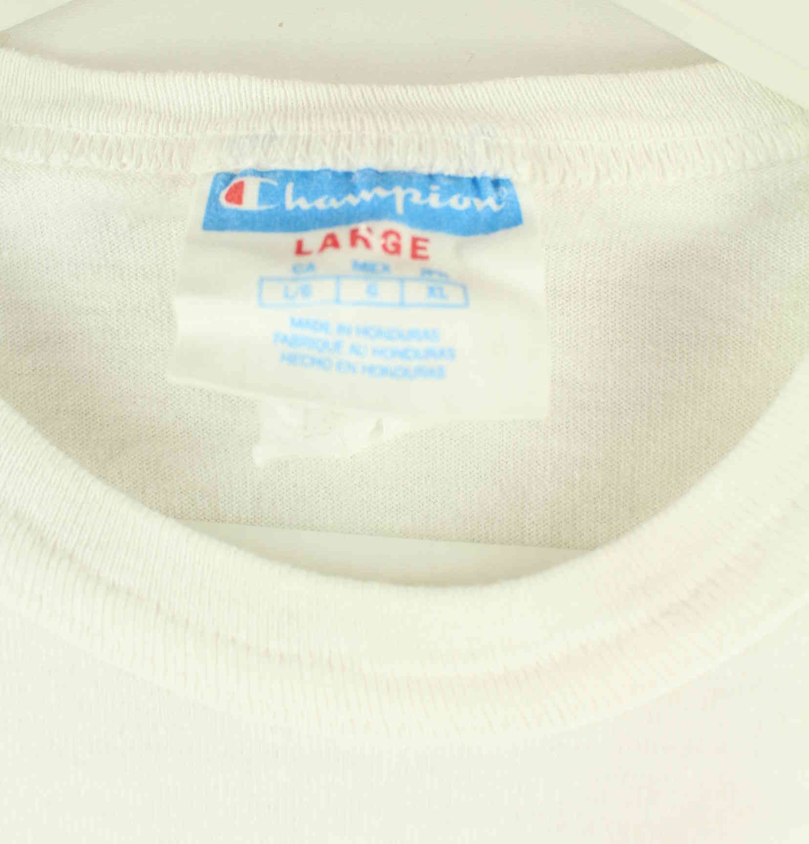 Champion Reverse Weave Print T-Shirt Weiß L (detail image 3)