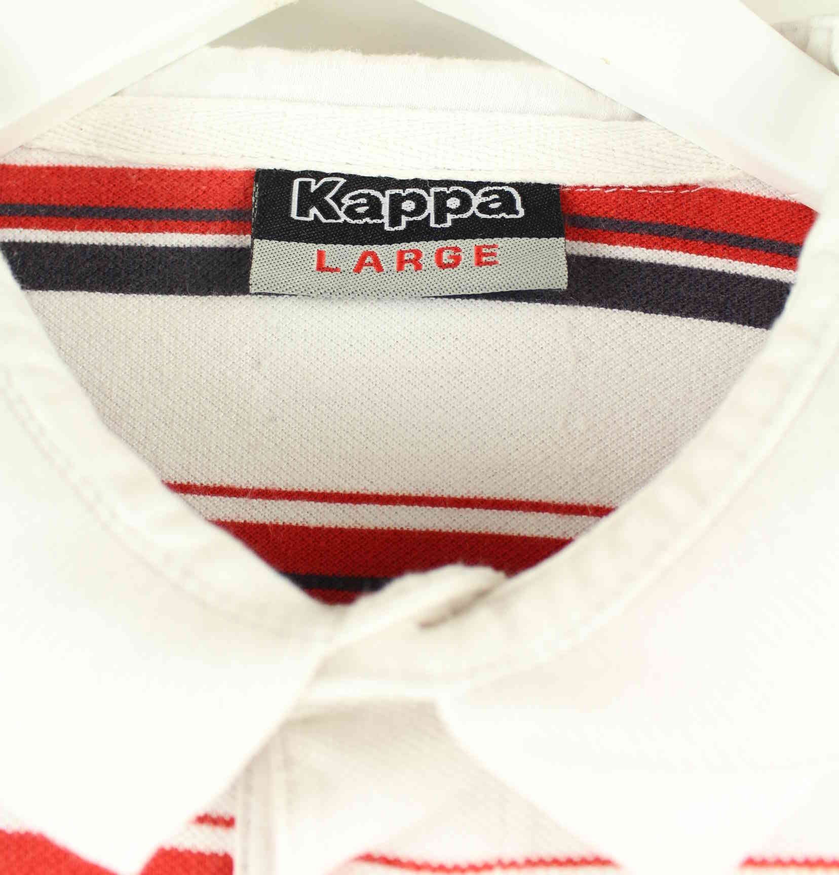 Kappa 00s Striped Polo Weiß L (detail image 2)