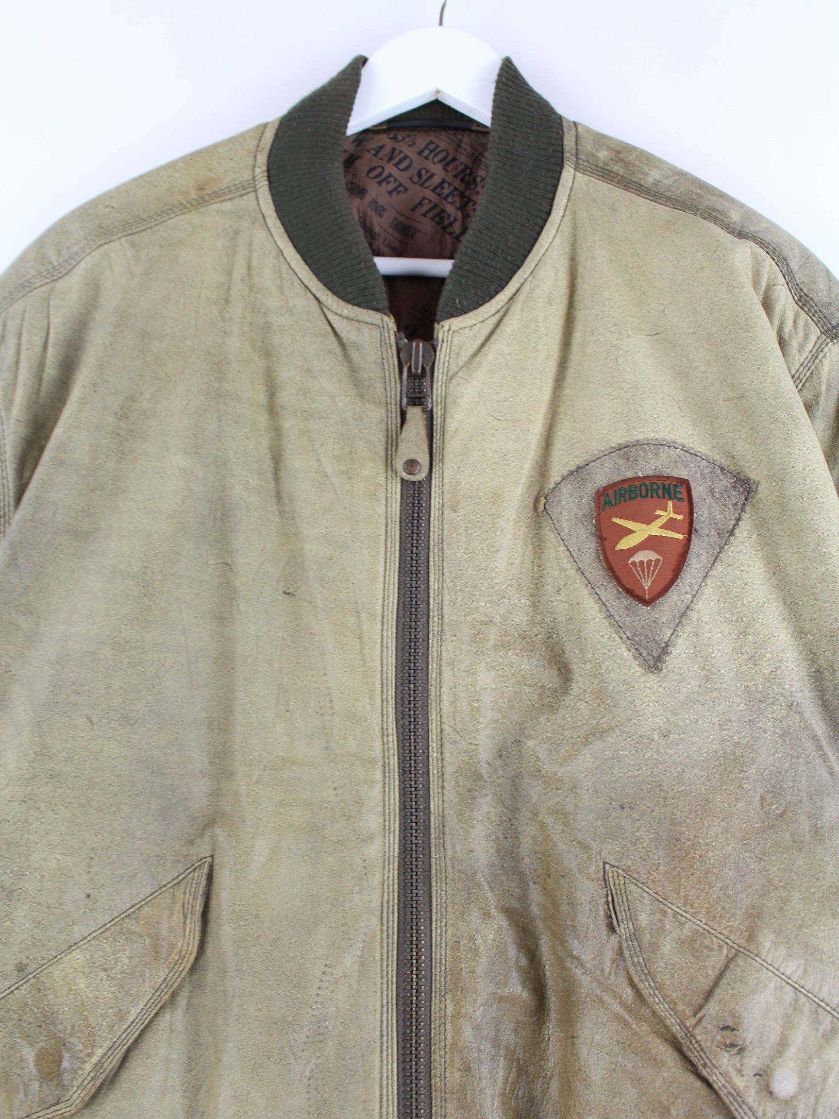 は*な様 90s A-2 real leather bomber jacket 90s A-2 real leather bomber jacket Vtg d