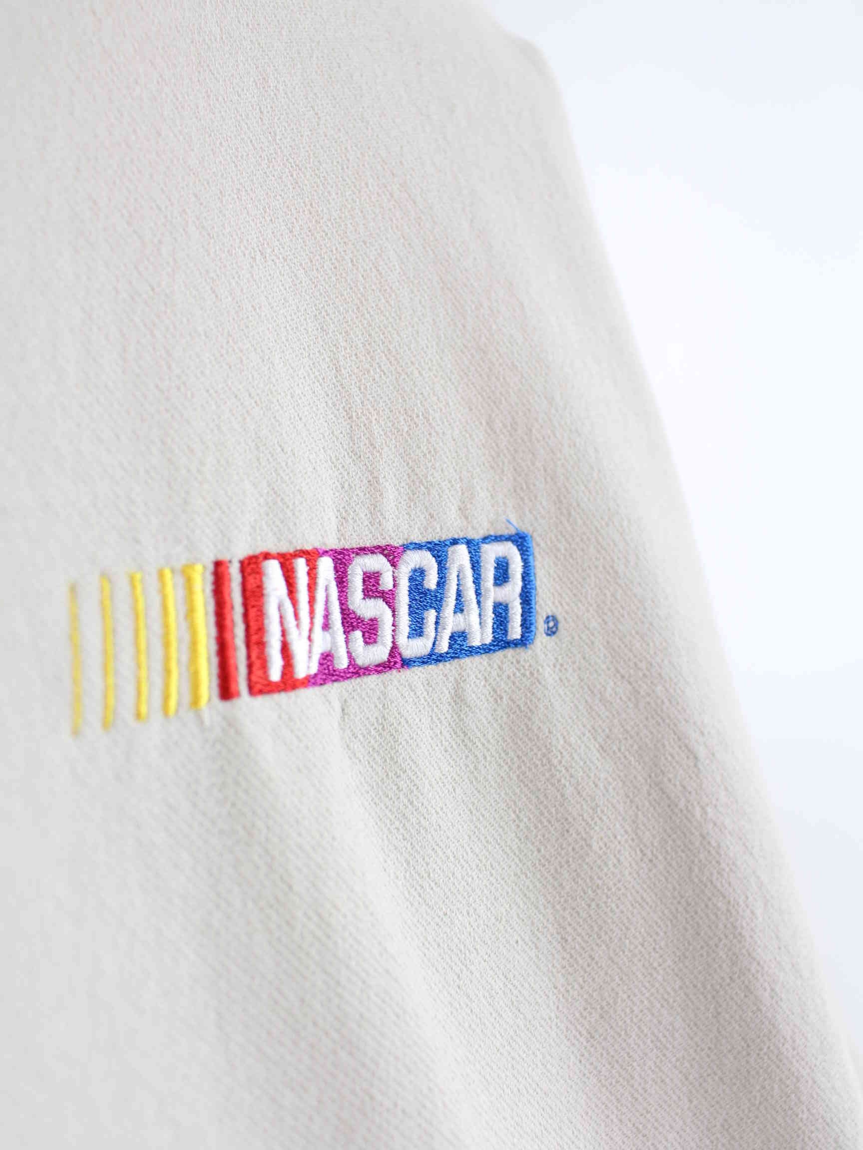 Nascar 90s Vintage Embroidered Sweater Beige L (detail image 2)