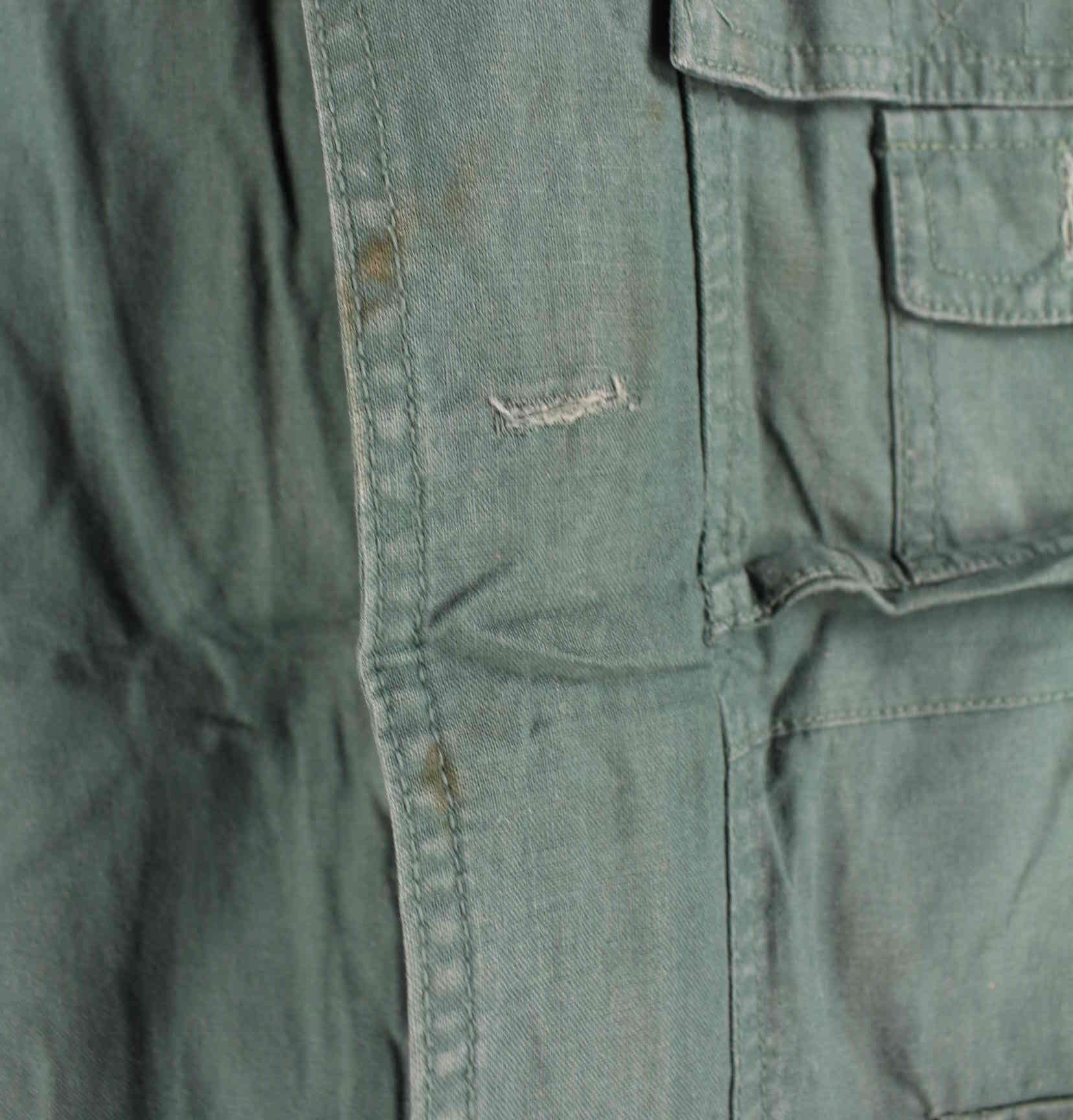 Vintage 90s Workwear Weste Grün L (detail image 3)