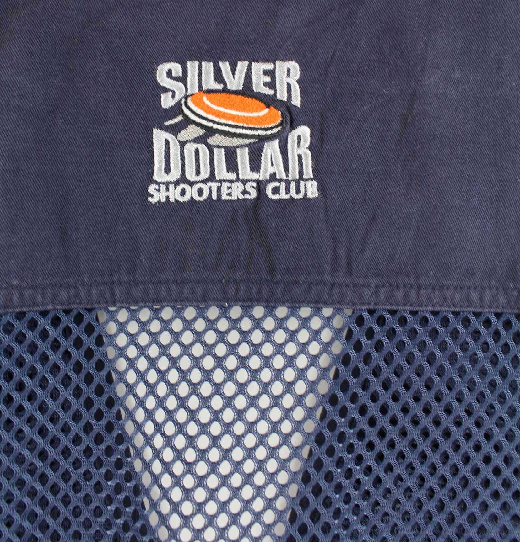 Vintage 90s Silver Dollar Weste Blau M (detail image 2)
