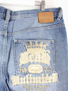 Ecko y2k Embroidered Baggy Fit Jeans Blau W36 L34 (detail image 4)