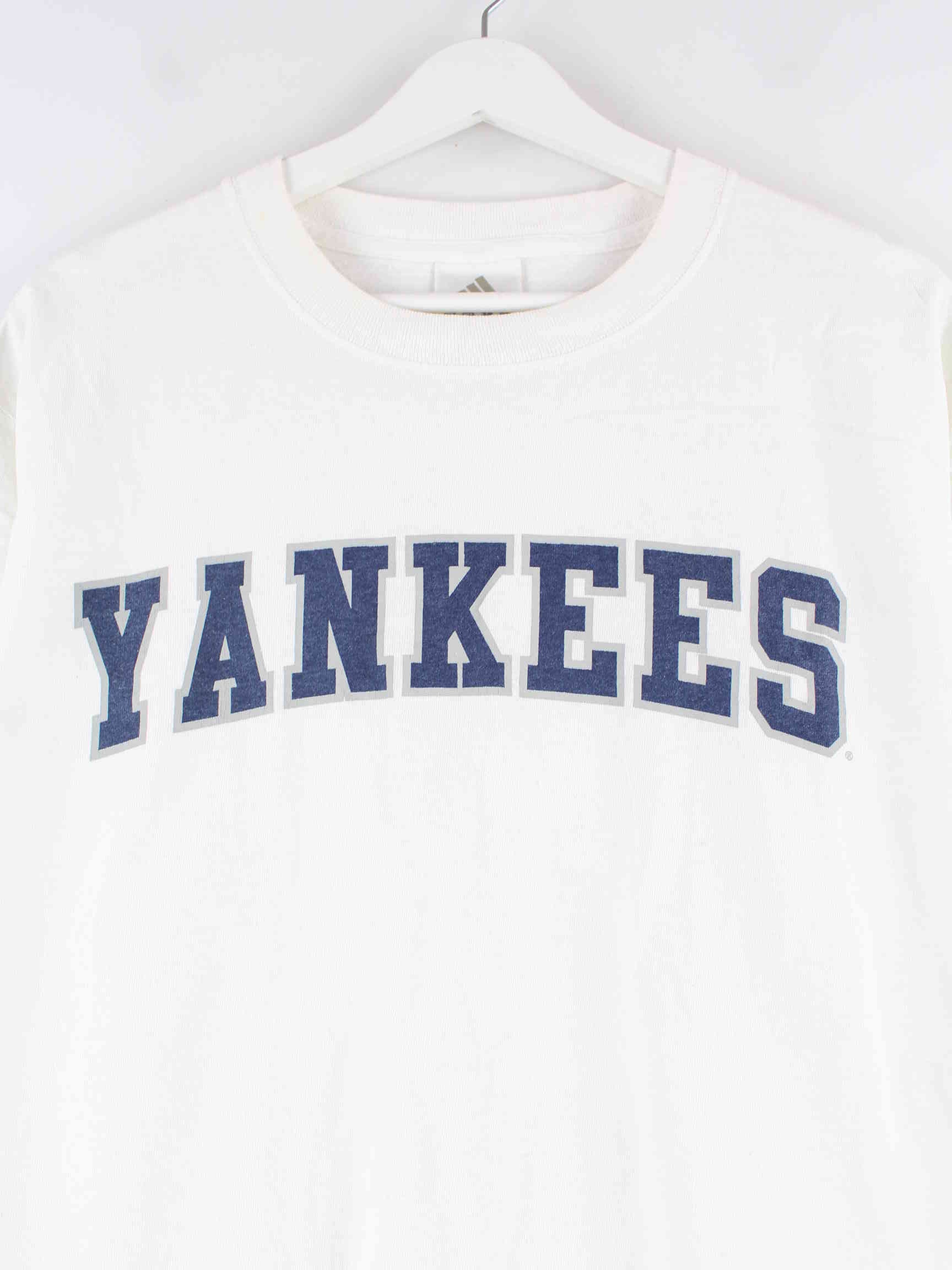 Adidas 2003 Yankees Print T-Shirt Weiß M (detail image 1)