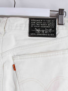 Levi's 1993 615 Orange Tab Jeans Weiß W36 L36 (detail image 7)