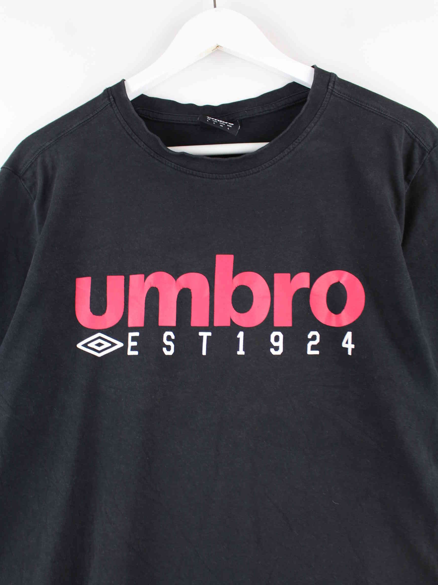 Umbro Logo Print T-Shirt Schwarz L (detail image 1)