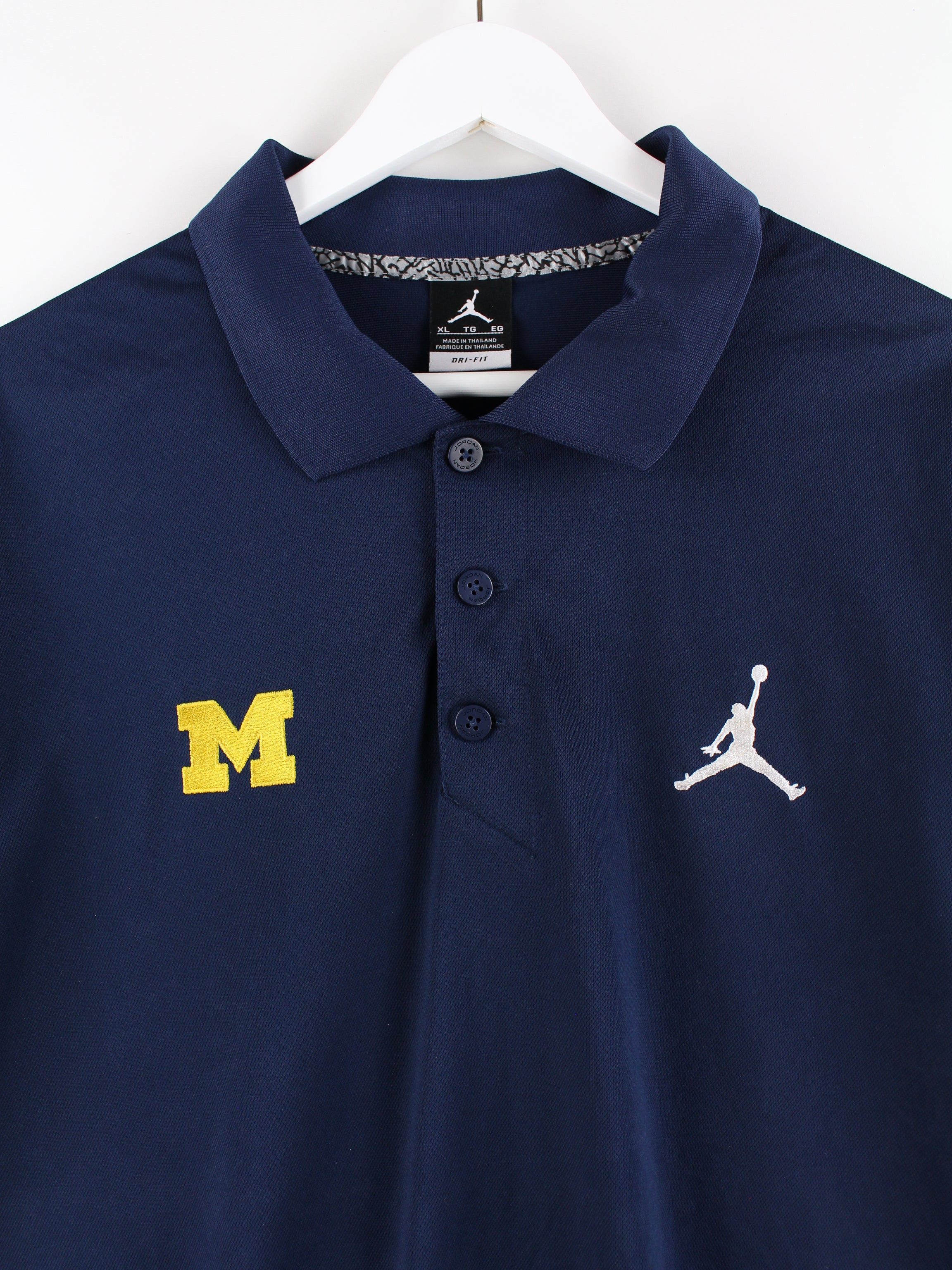 jumpman michigan polo