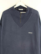 Adidas 90s Vintage Half Zip Sweater Blau XL (detail image 1)