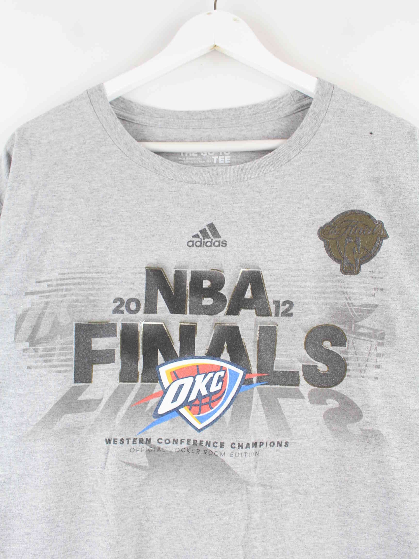 Adidas NBA 2012 OKC Print T-Shirt Grau XXL (detail image 1)
