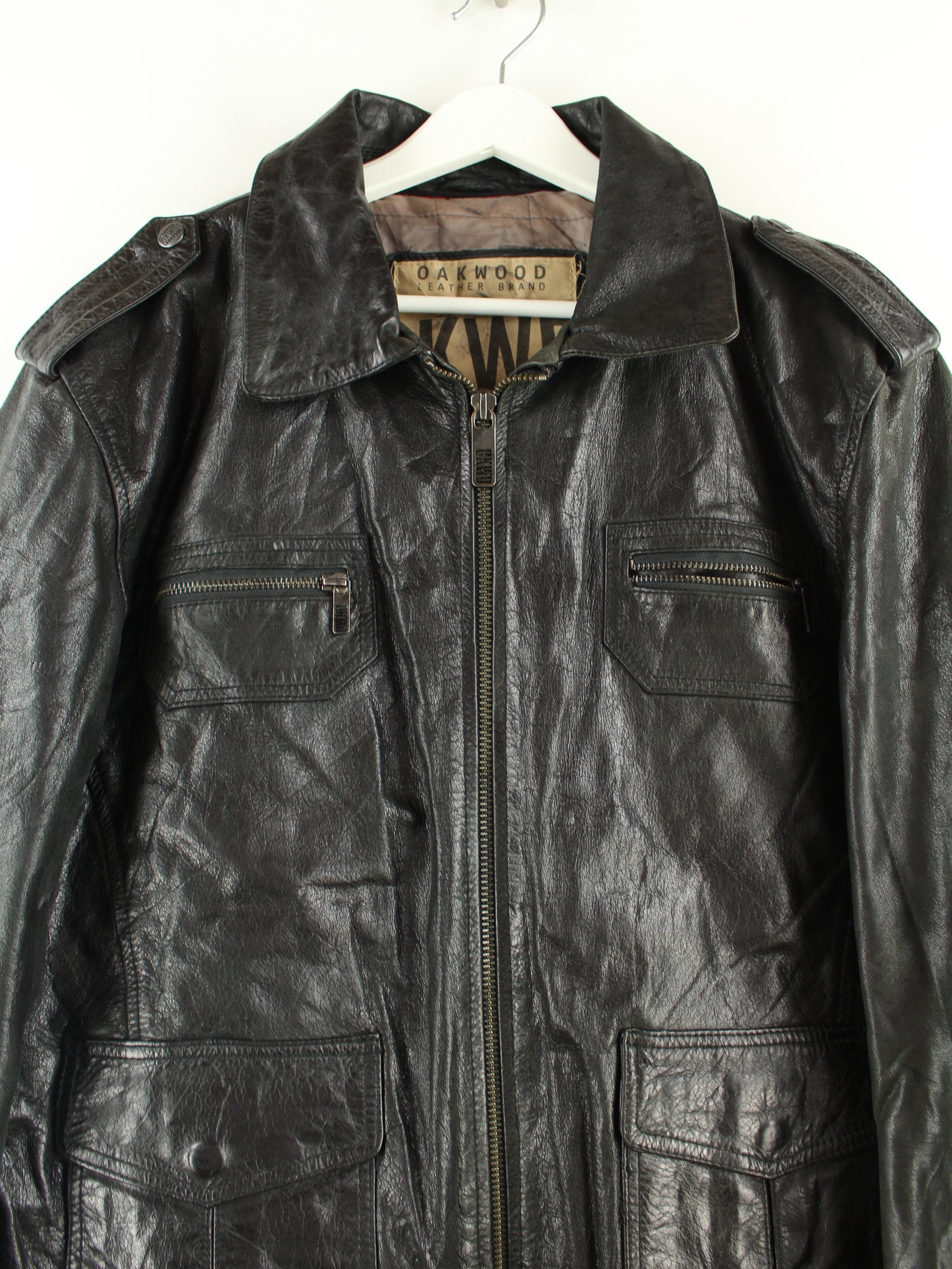 Y2k Cache Genuine Lamb Leather Jacket Black Collared buy Blazer Vintage, Size 12