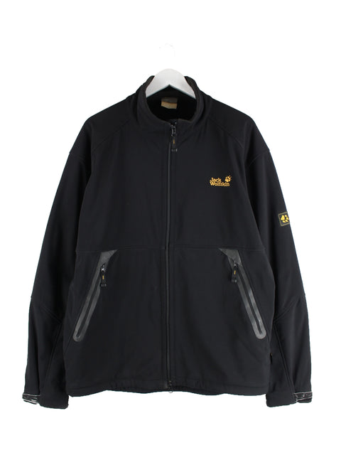 Jack Wolfskin 00s Softshell Jacke Schwarz XL