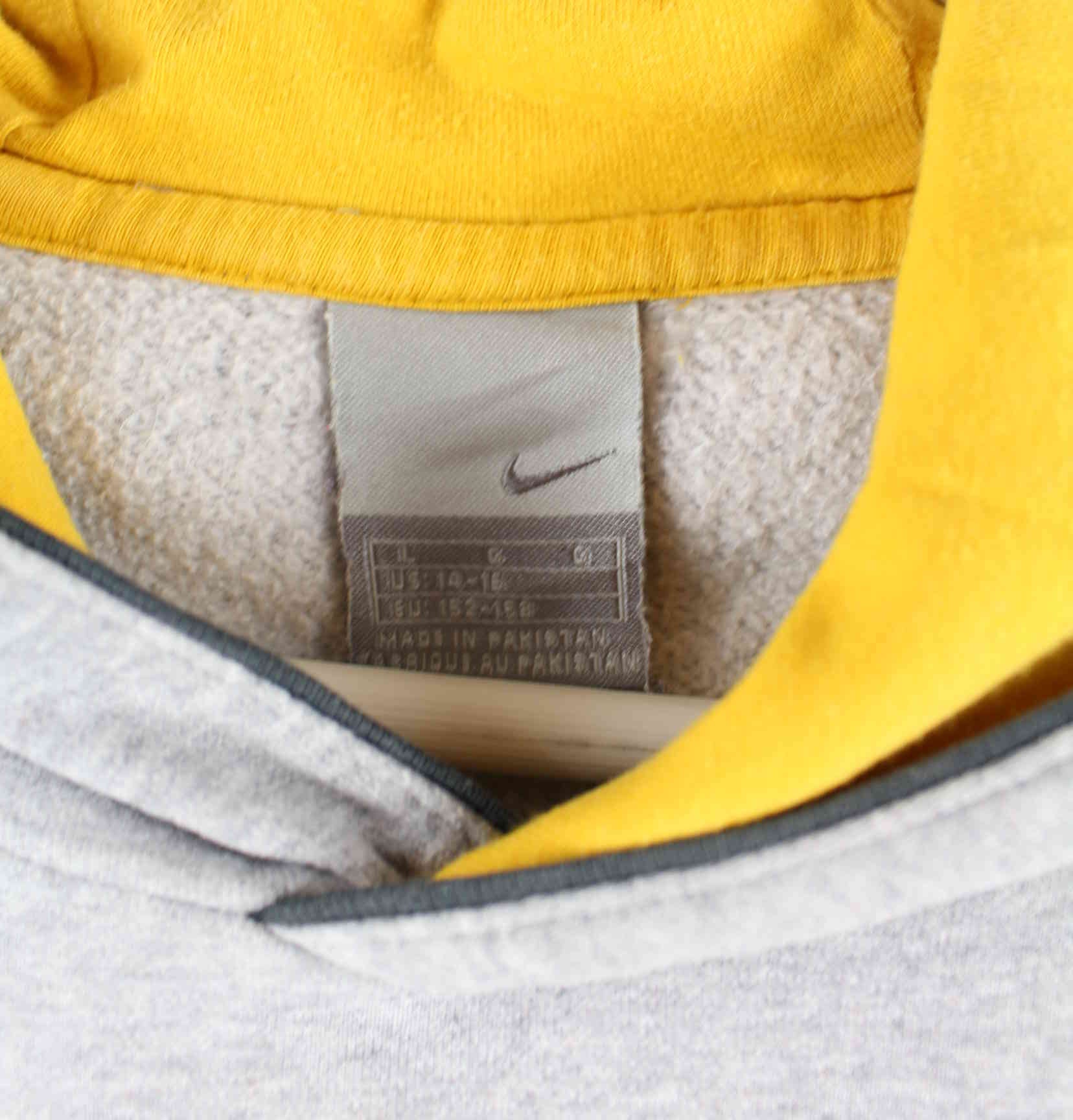 Nike 00s Spellout Embroidered Hoodie Grau XS (detail image 2)
