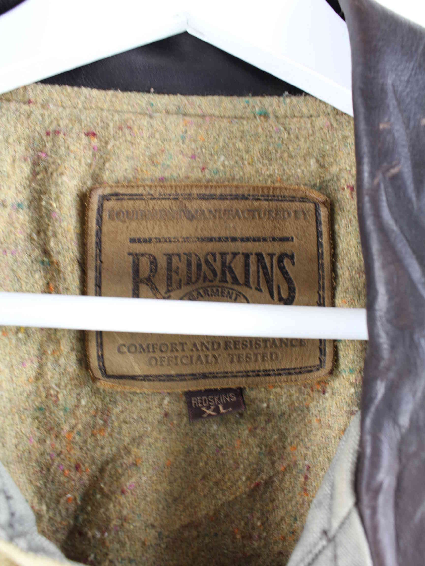 Redskins 90s Vintage Cord Jacke Braun XL (detail image 2)
