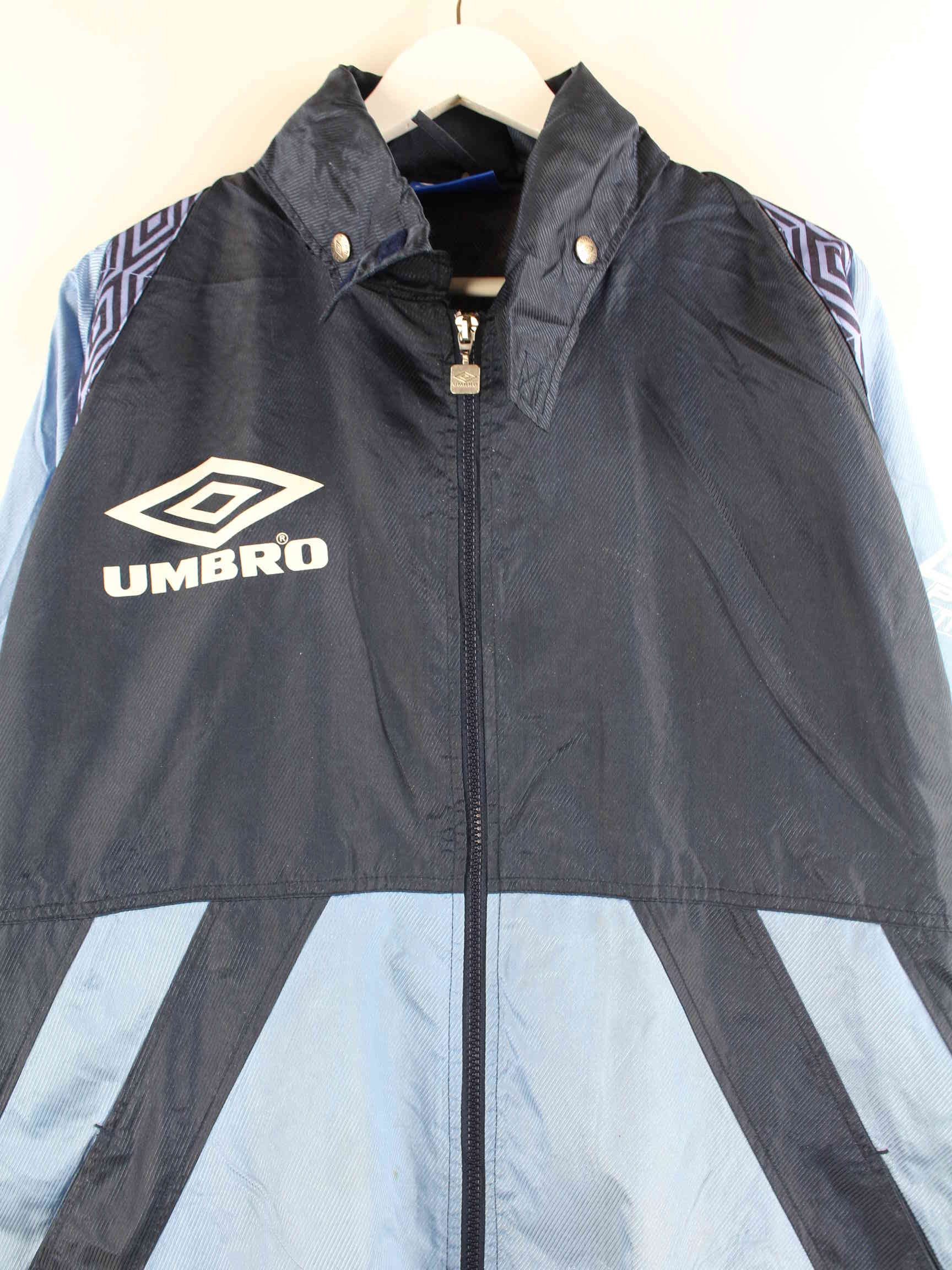 Umbro 90s Vintage Print Trainingsjacke Blau XL (detail image 1)