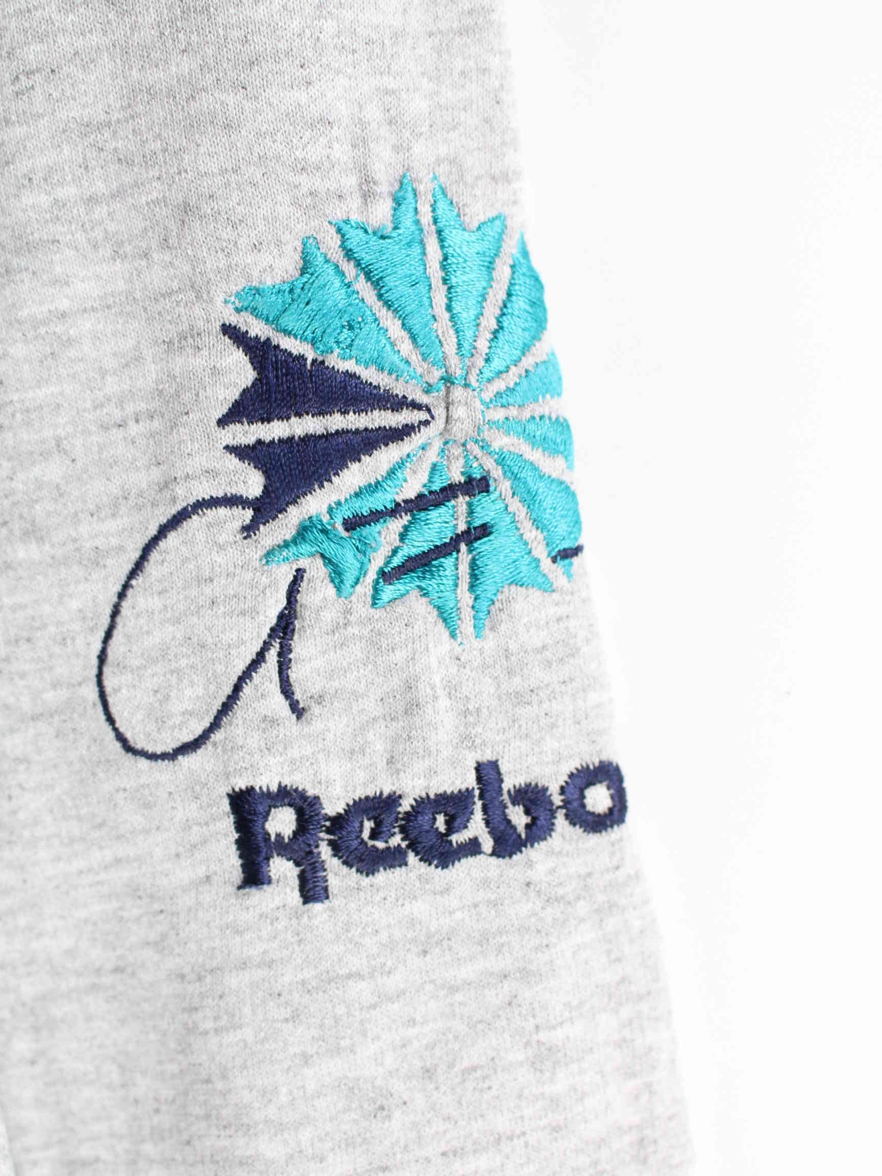 Reebok 70s Vintage Embroidered Sweater Grau L (detail image 3)
