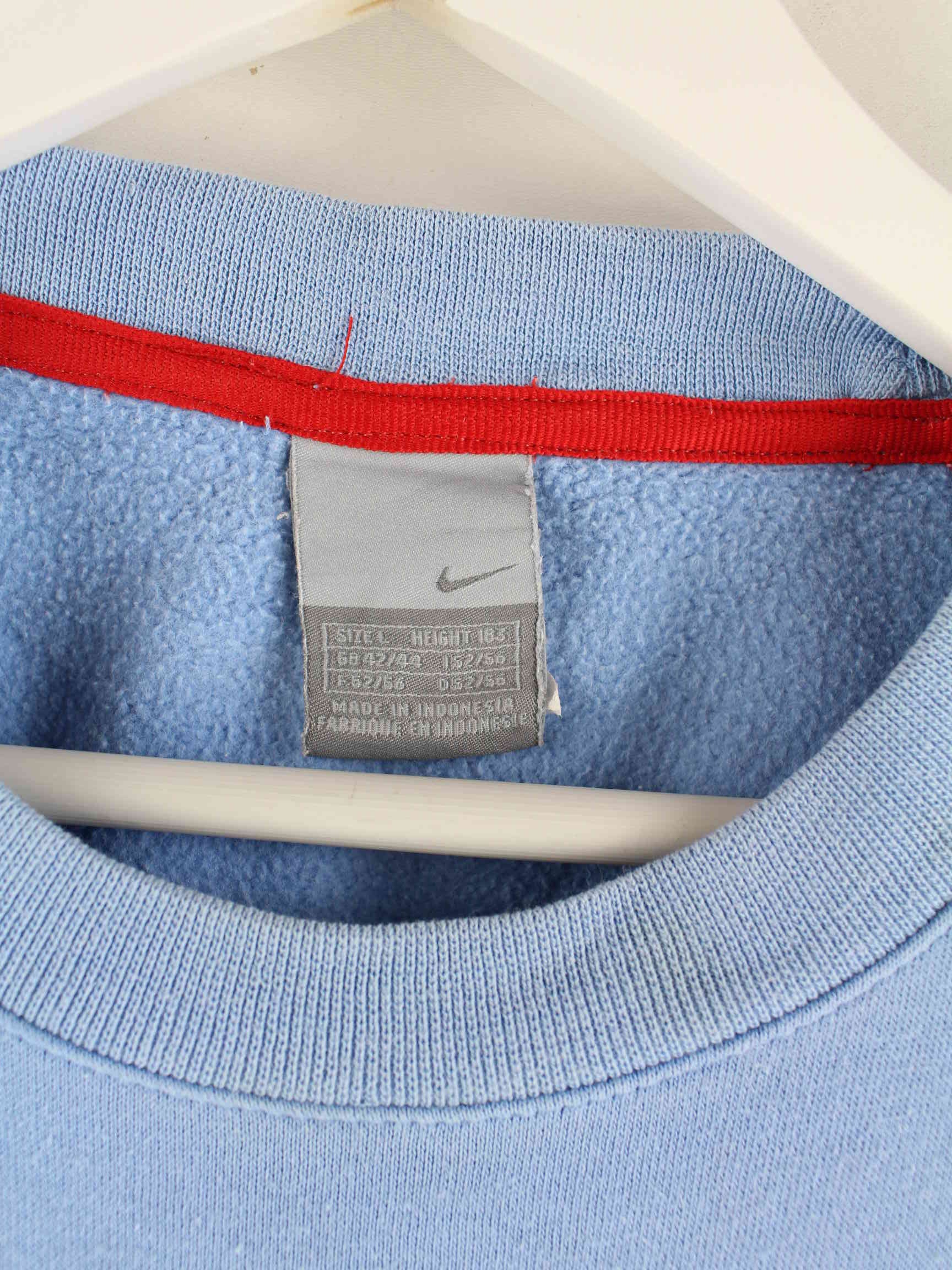 Nike y2k Cor7ez Embroidered Sweater Blau L (detail image 2)