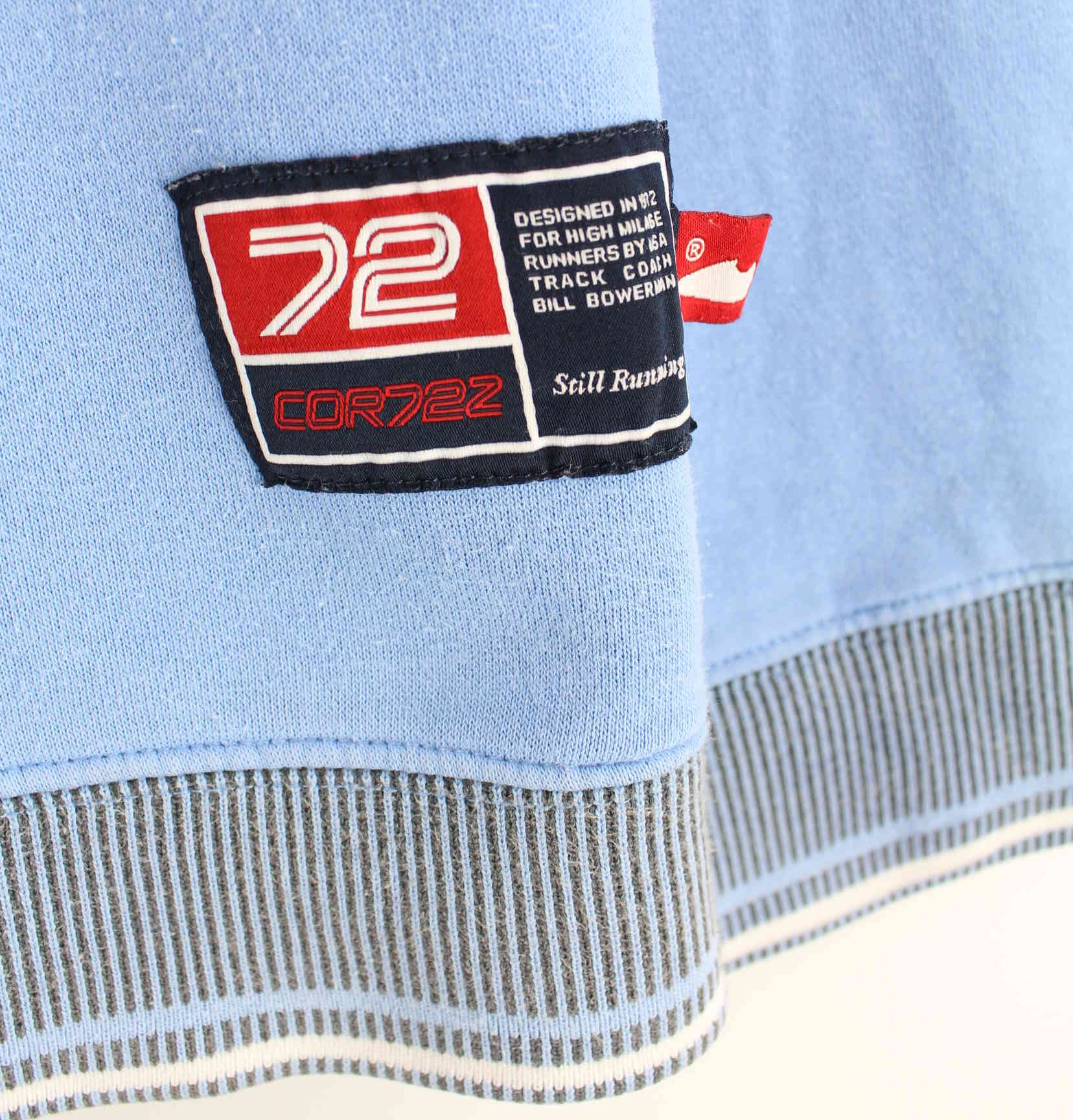 Nike y2k Cor7ez Embroidered Sweater Blau L (detail image 5)