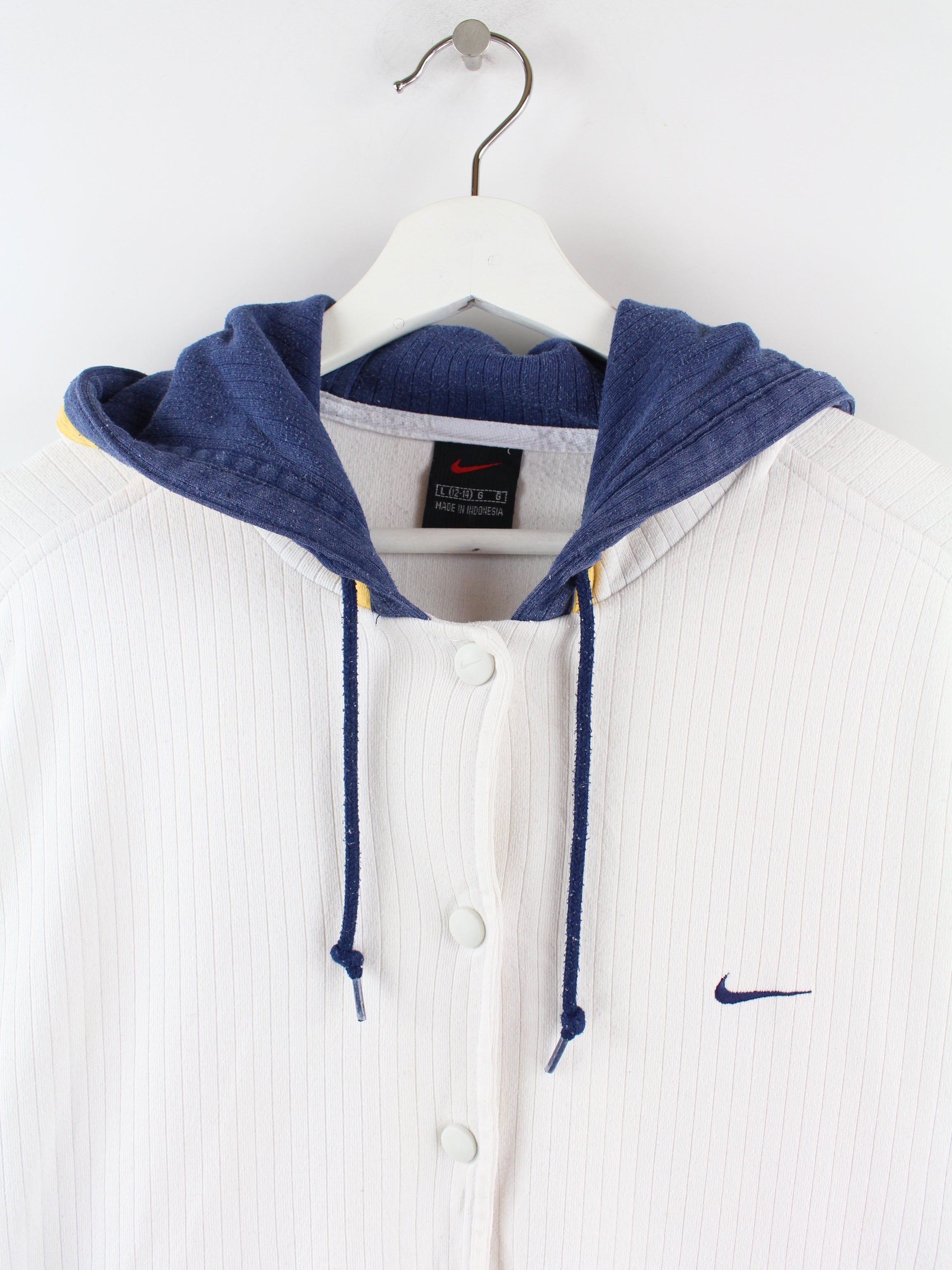 nike button hoodie