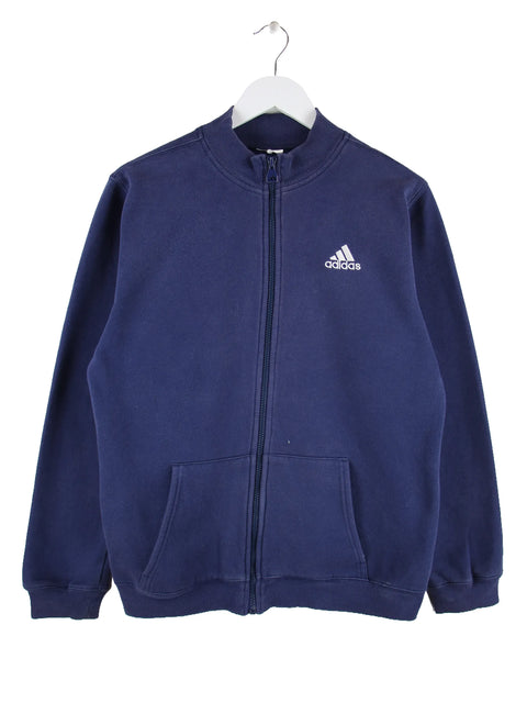 Adidas 90s Vintage Big Logo Sweatjacke Blau M