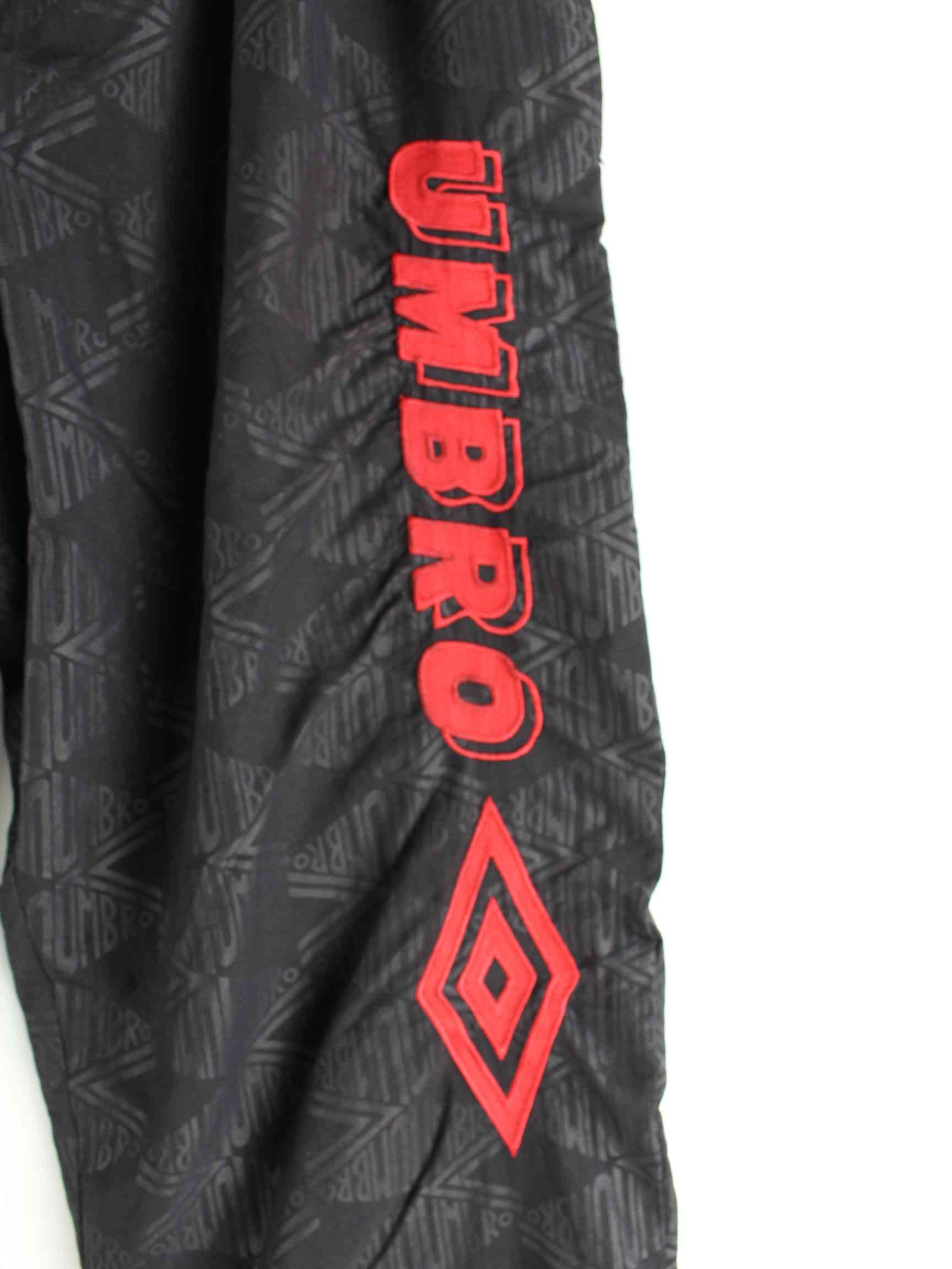 Umbro 90s Vintage Embroidered Trainingsjacke Schwarz L (detail image 1)