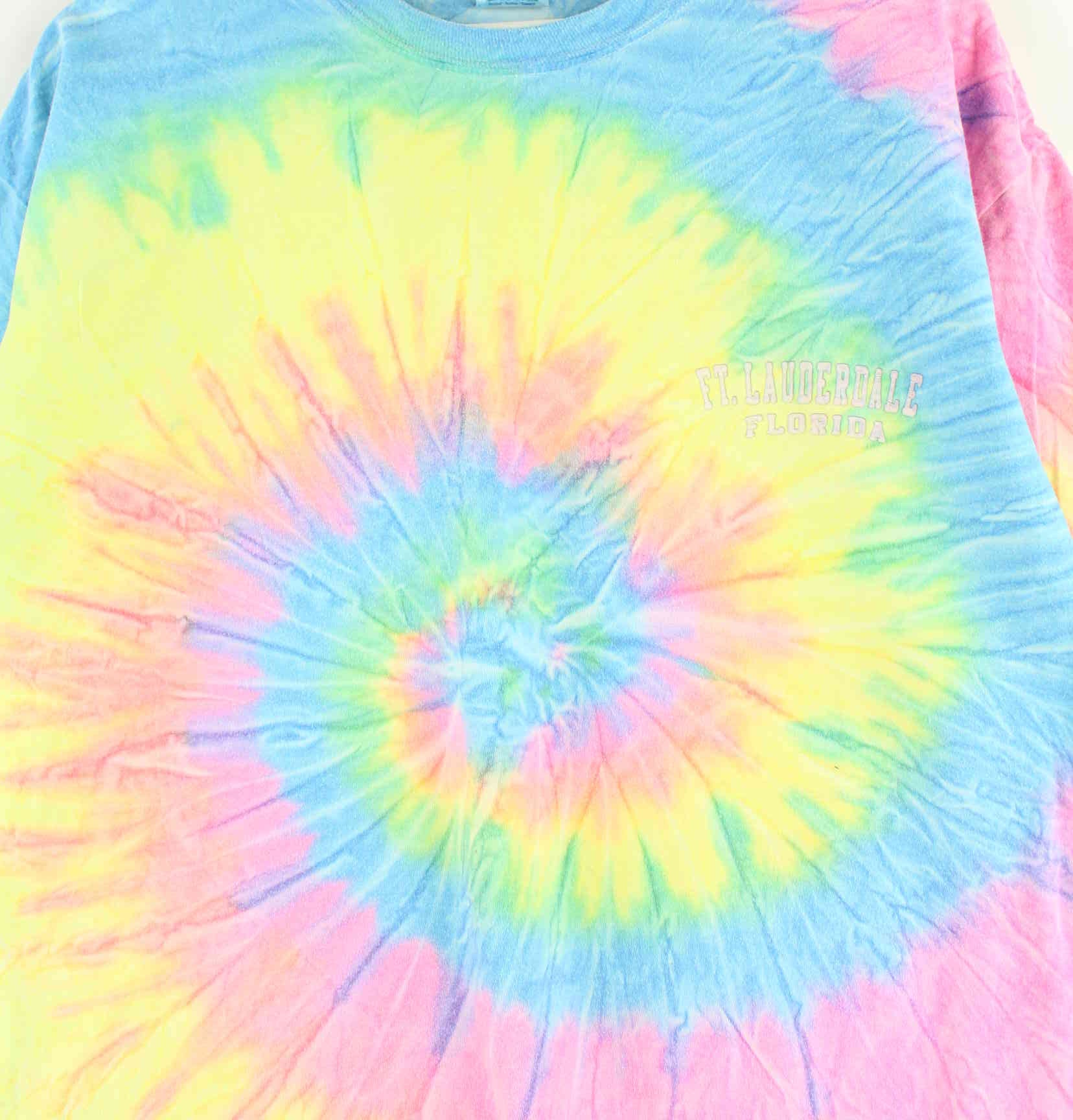 Colortone y2k Fort Lauderdale Print Tie Dye T-Shirt Mehrfarbig XL (detail image 1)