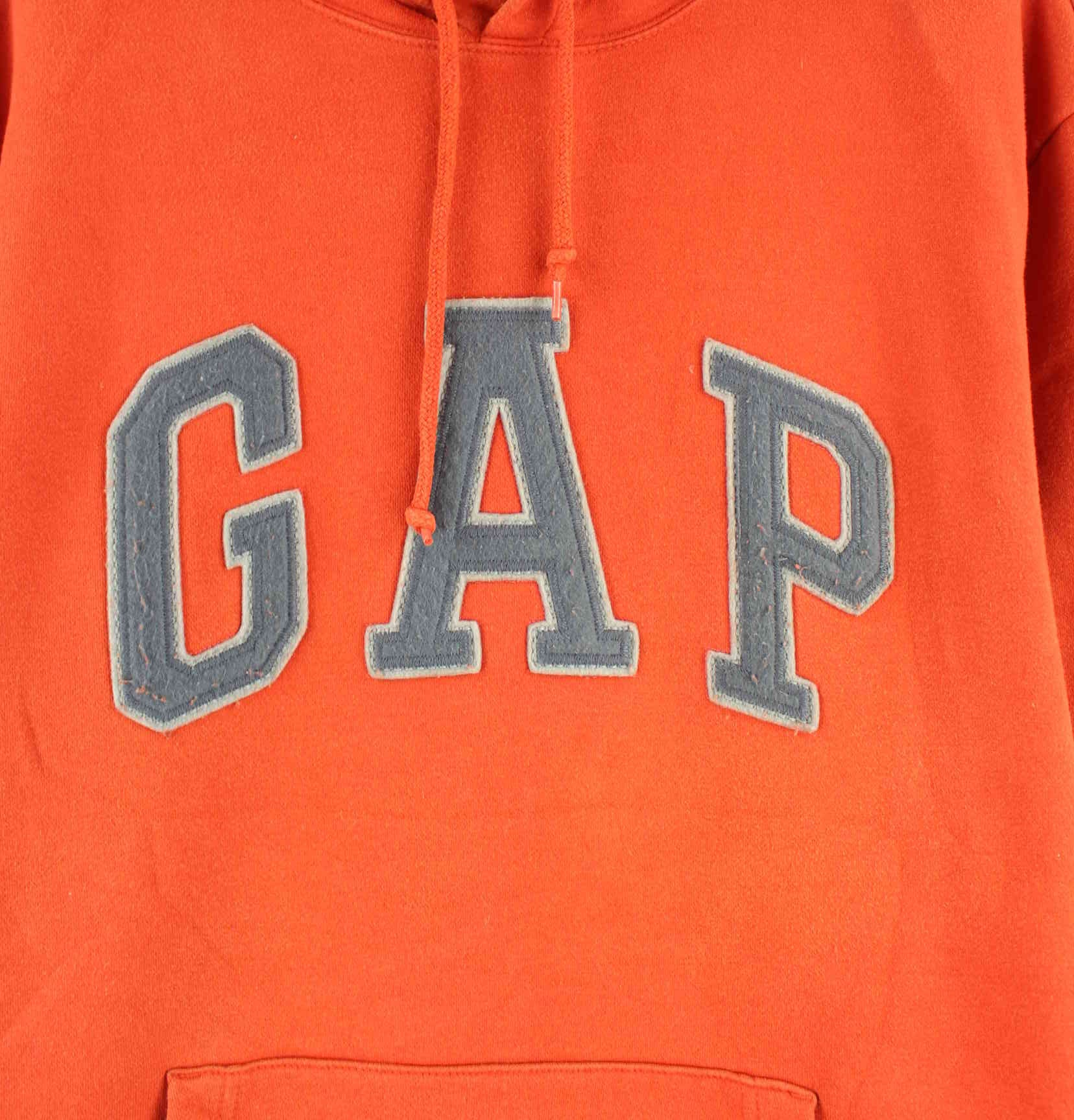GAP Embroidered Hoodie Orange XL (detail image 1)