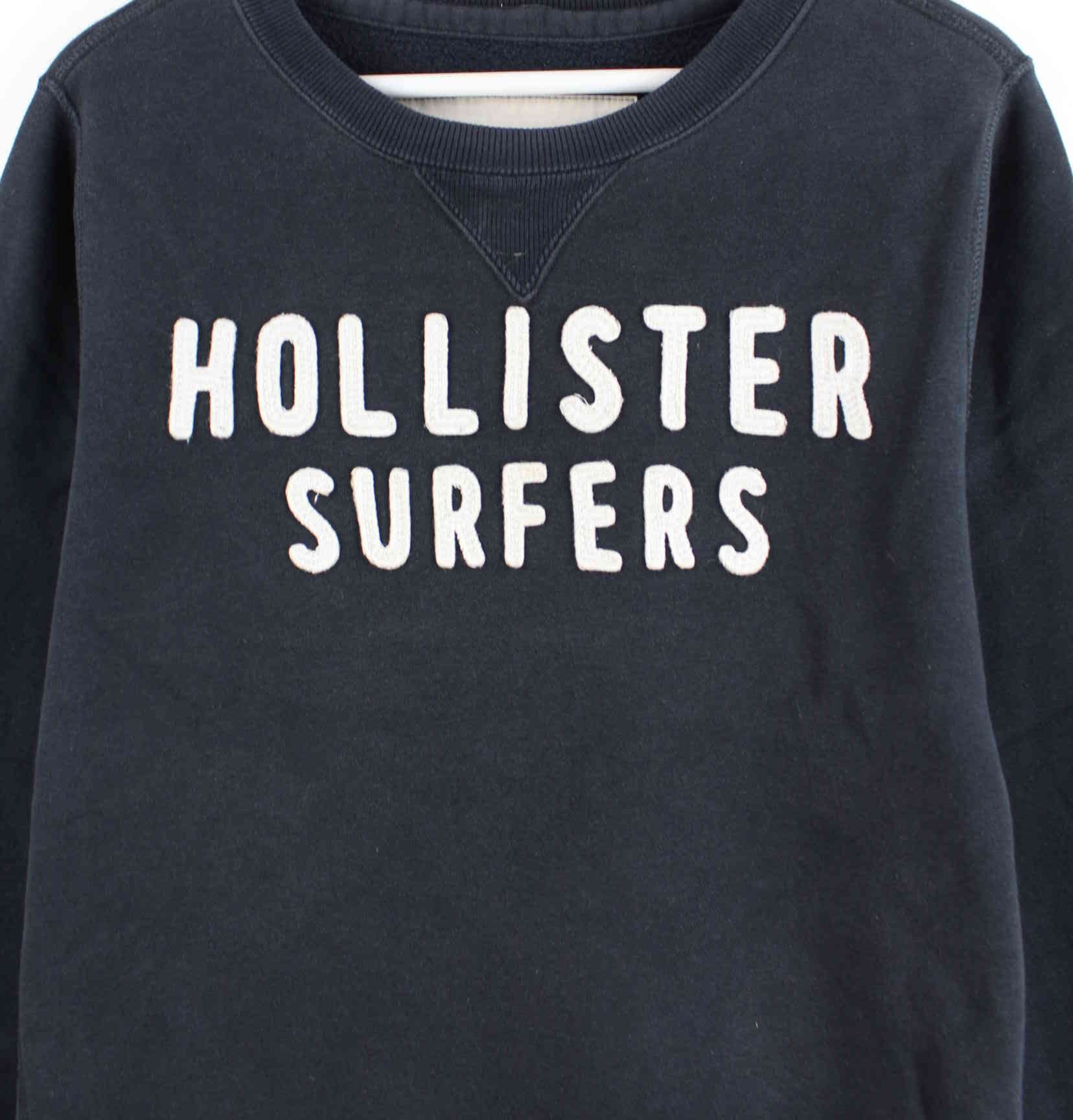 Hollister Damen Embroidered Sweater Schwarz XL (detail image 1)