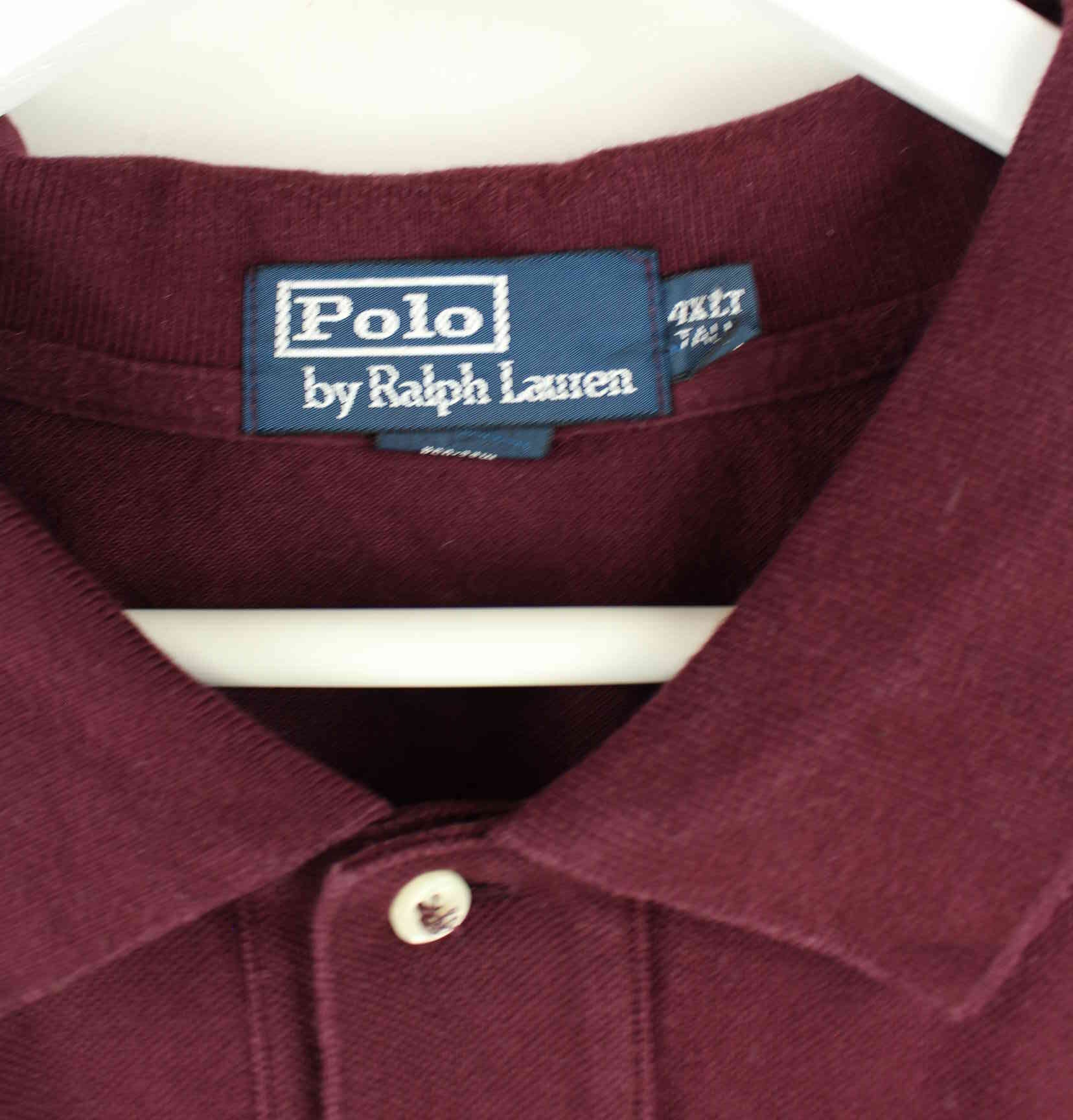 Ralph Lauren 90s Vintage Polo Lila 4XL (detail image 2)
