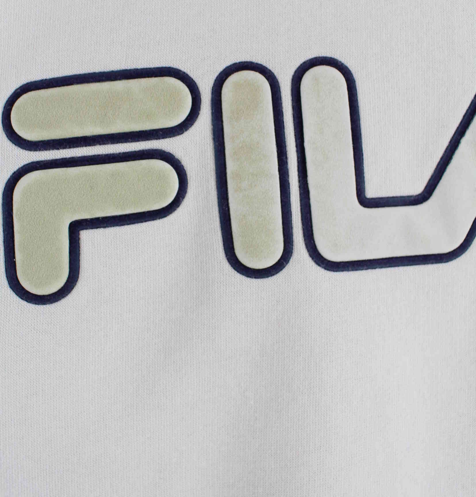Fila y2k Spellout Sweater Weiß XXL (detail image 2)