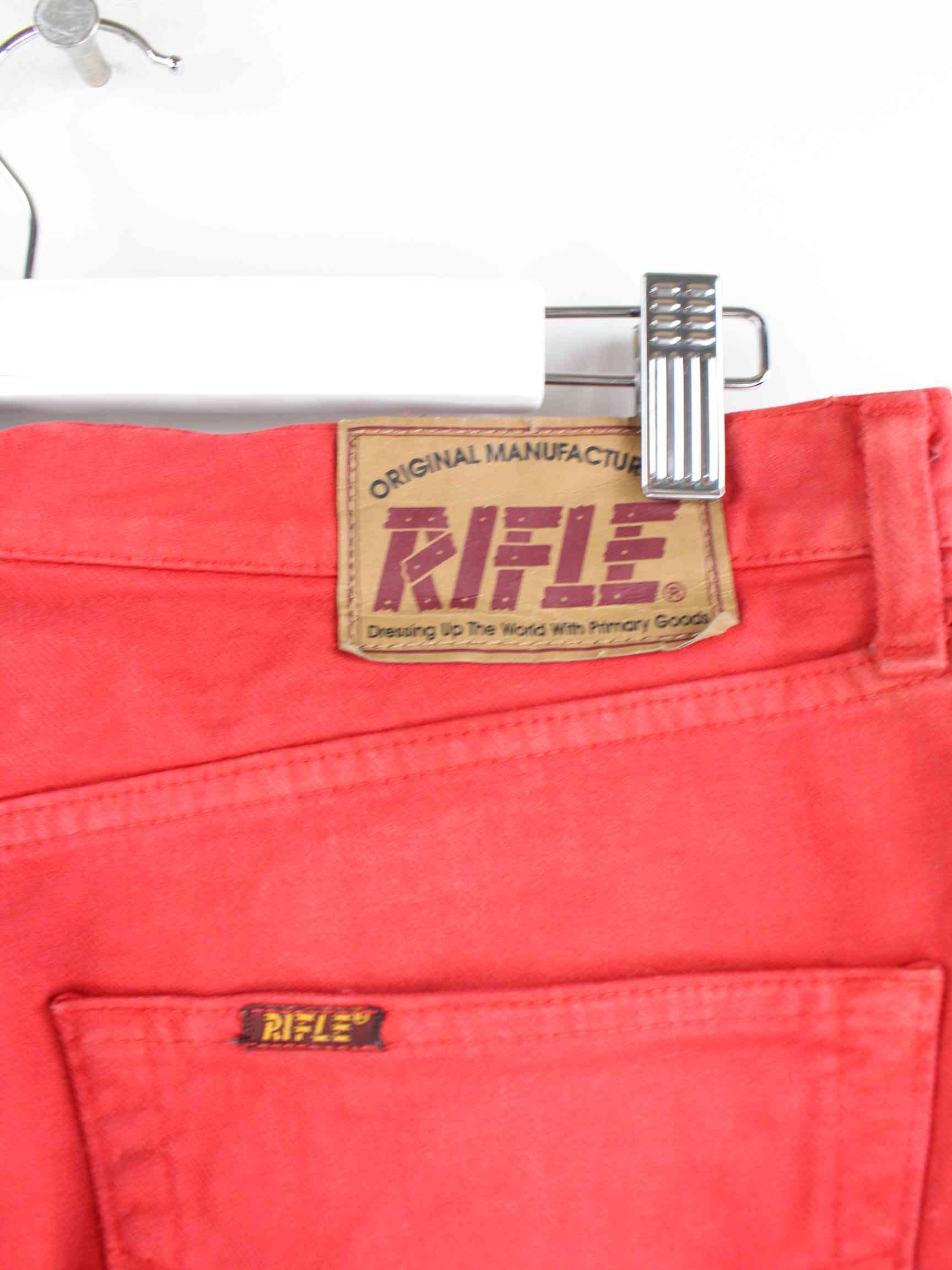 Vintage 90s Rifle Jeans Rot W36 L34 (detail image 8)