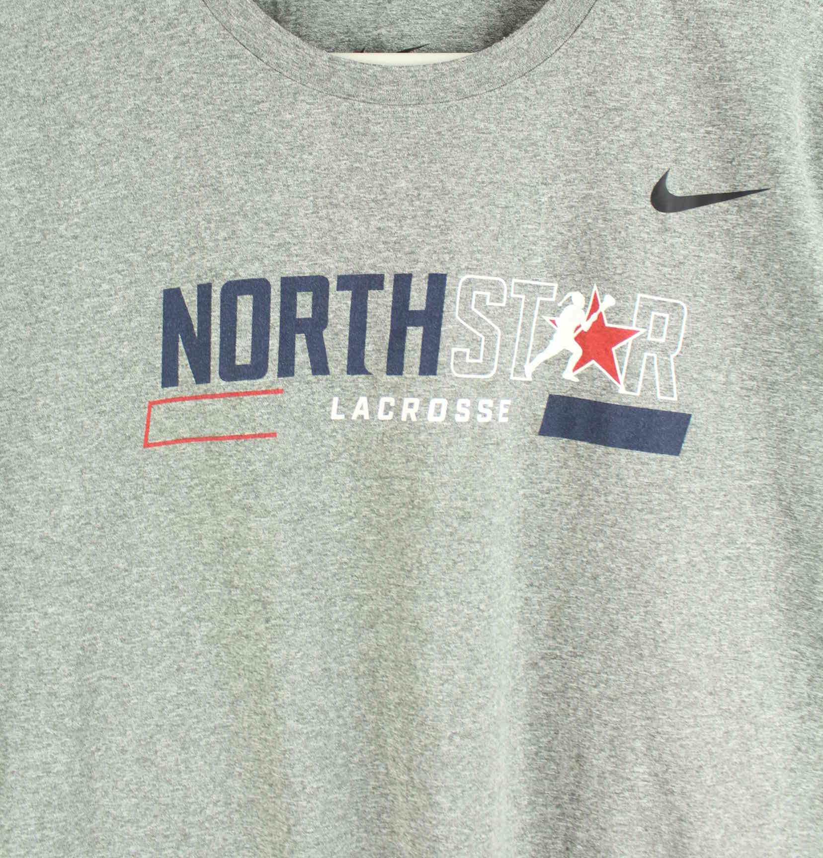 Nike Lacrosse North Star Sport T-Shirt Grau L (detail image 1)