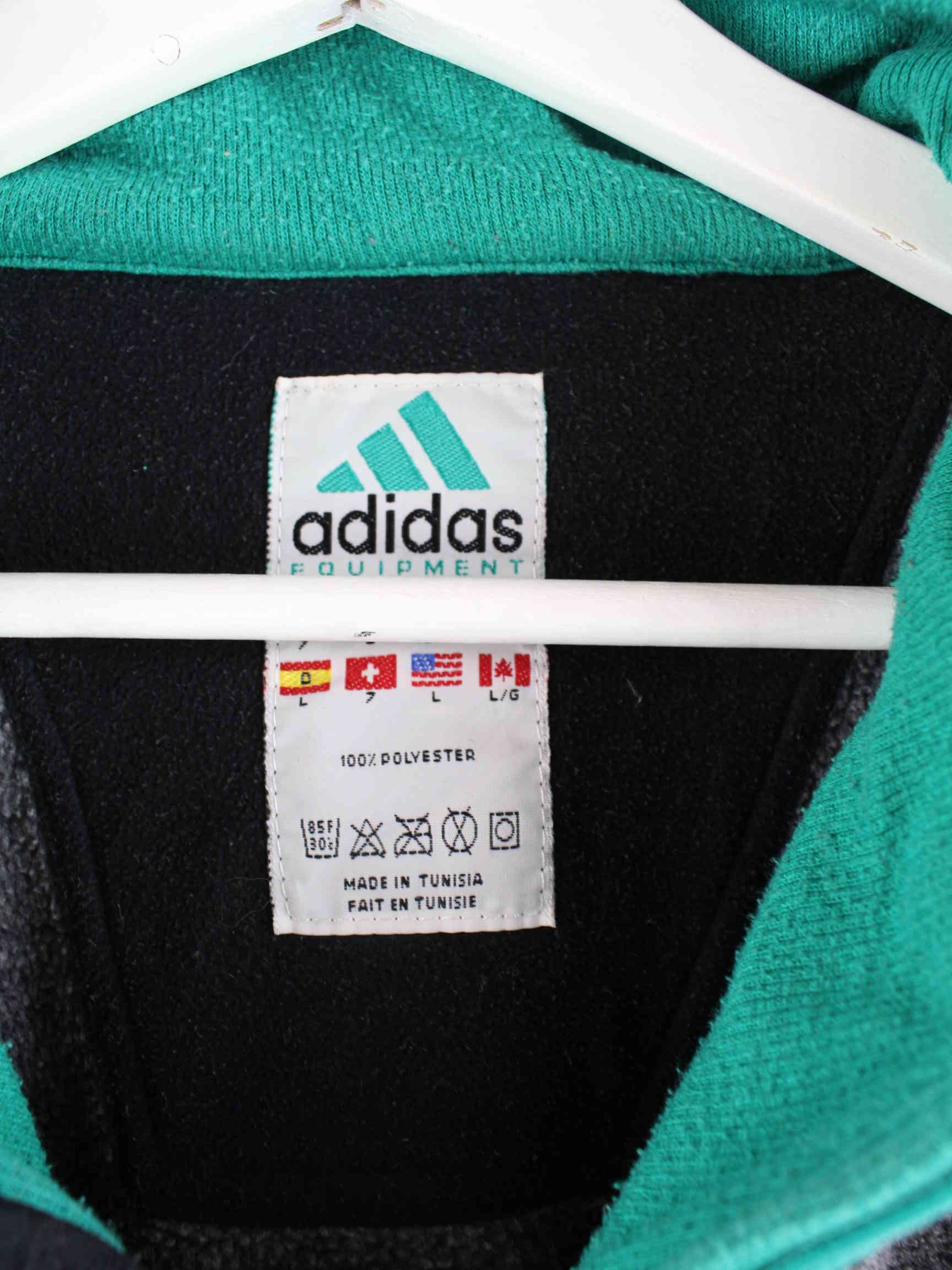 Adidas Equipment 90s Vintage Half Zip Fleece Sweater Grau XL (detail image 2)