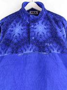Fila 90s Vintage Half Zip Fleece Sweater Blau M (detail image 1)