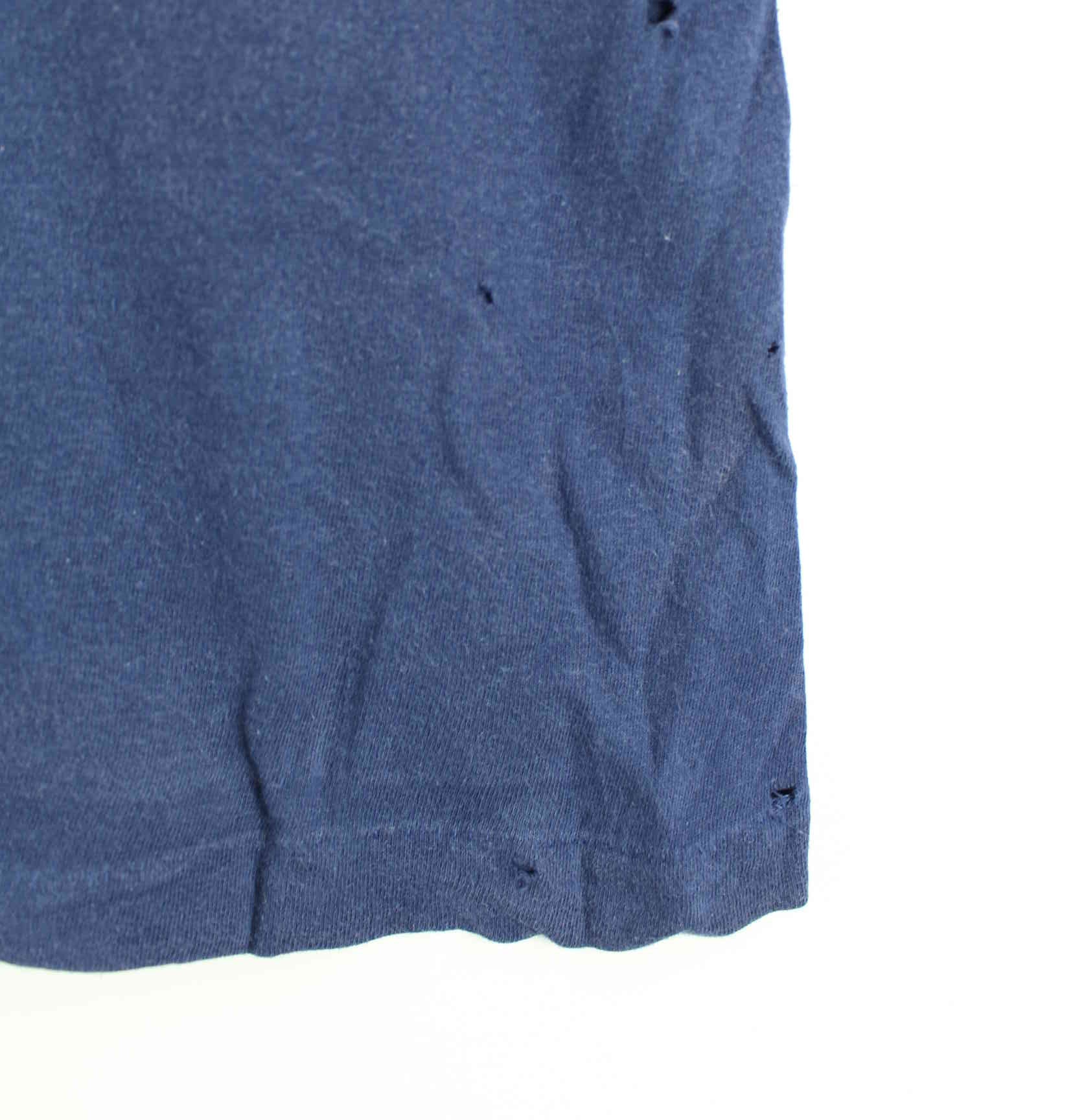 Vintage 90s Vintage Maitre Print T-Shirt Blau XL (detail image 4)