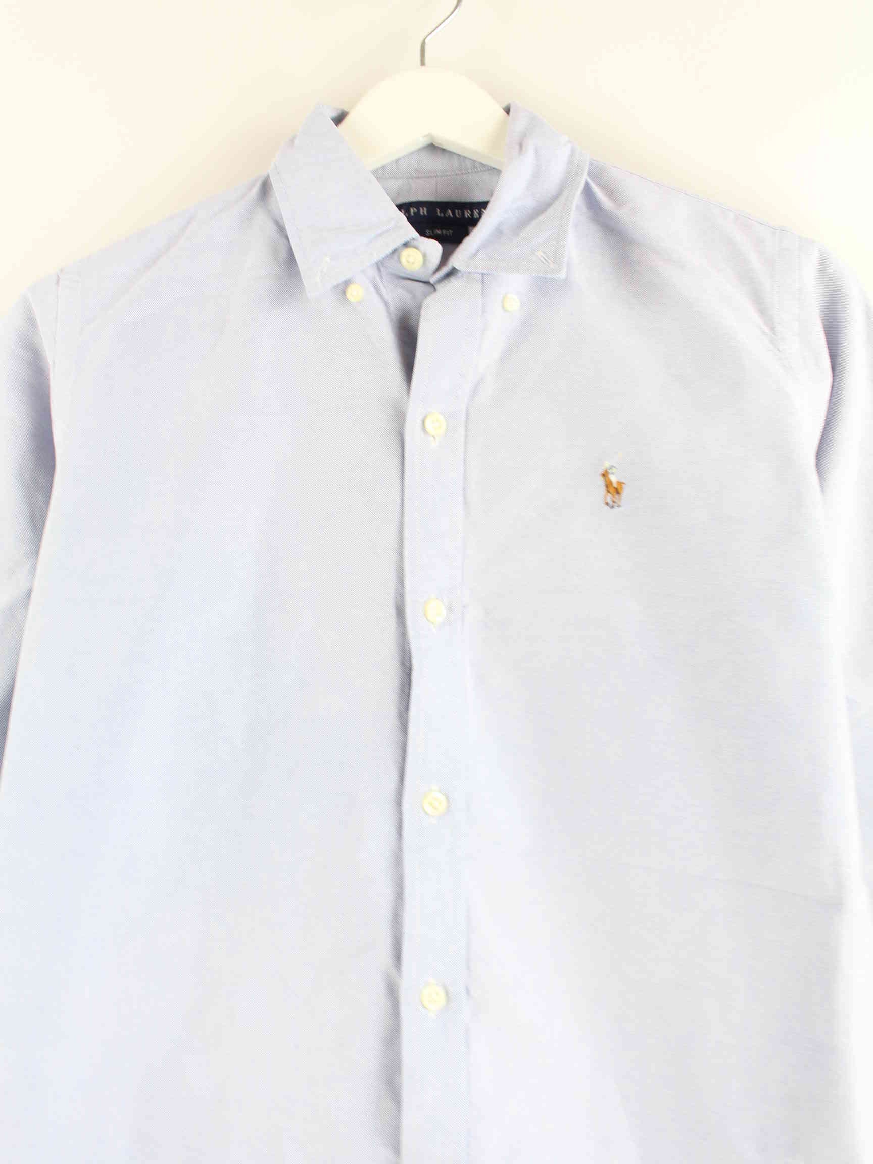 Ralph Lauren Damen Slim Fit Hemd Blau S (detail image 1)