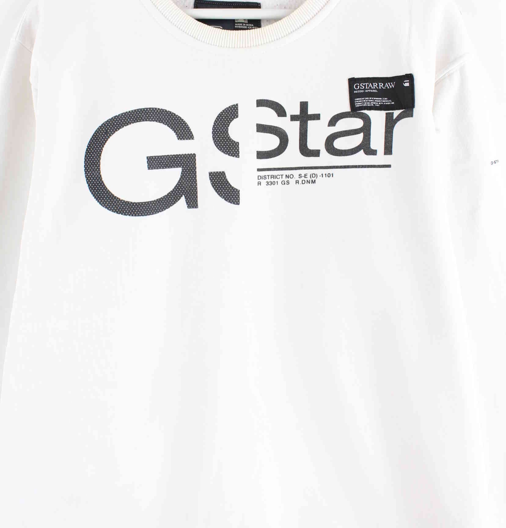 G-Star Raw Print Sweater Weiß XXL (detail image 1)
